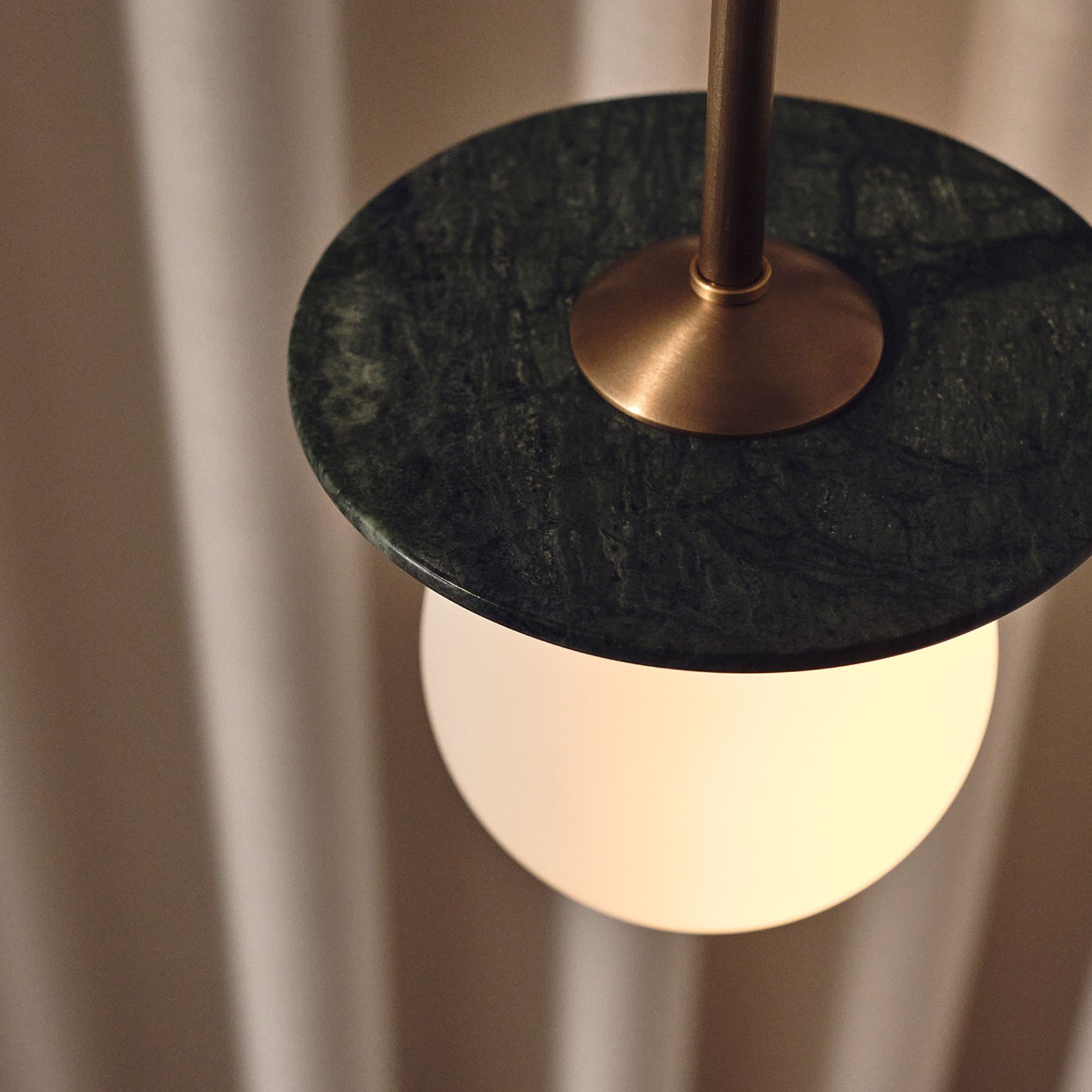 Orbit Stone Pendant Light