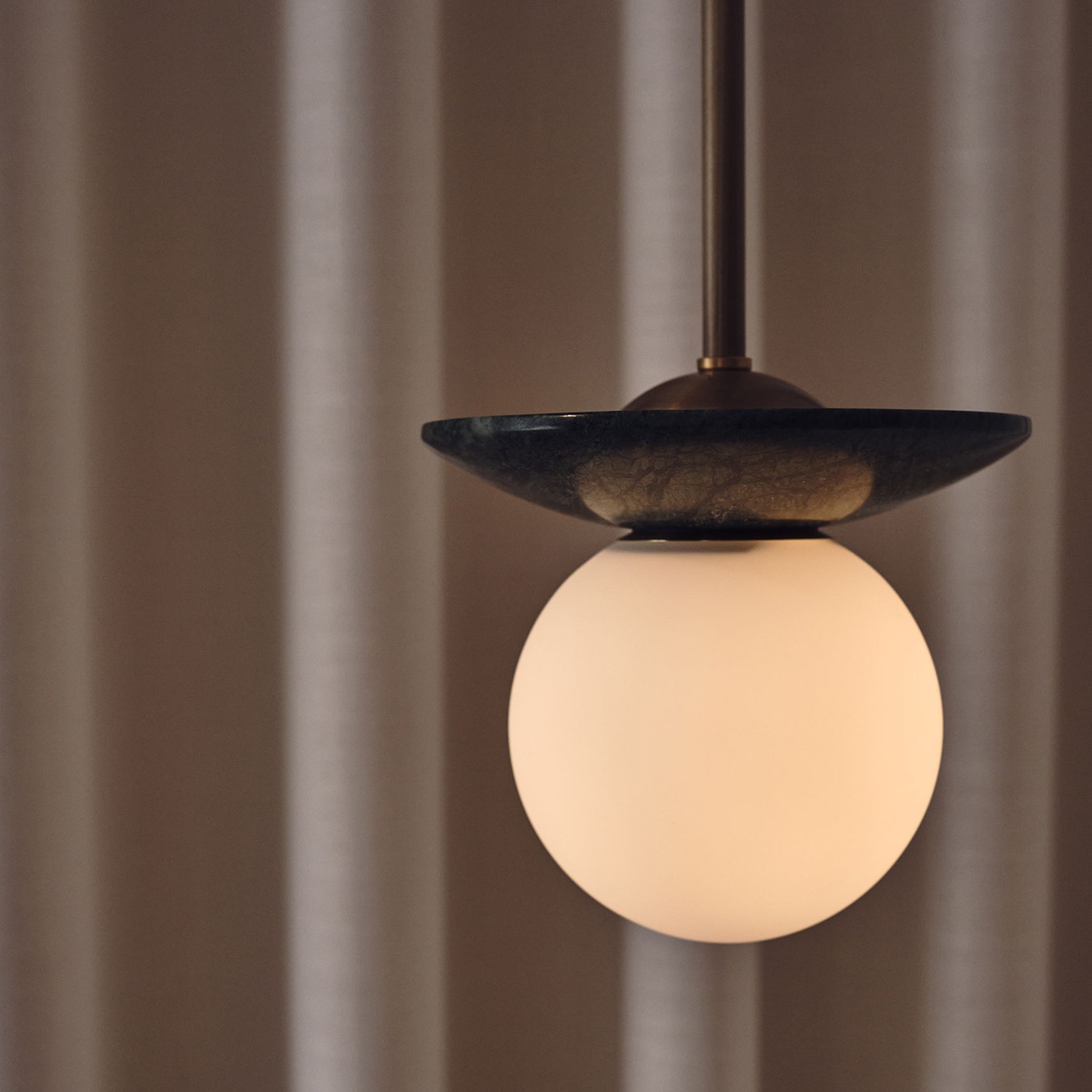 Orbit Stone Pendant Light