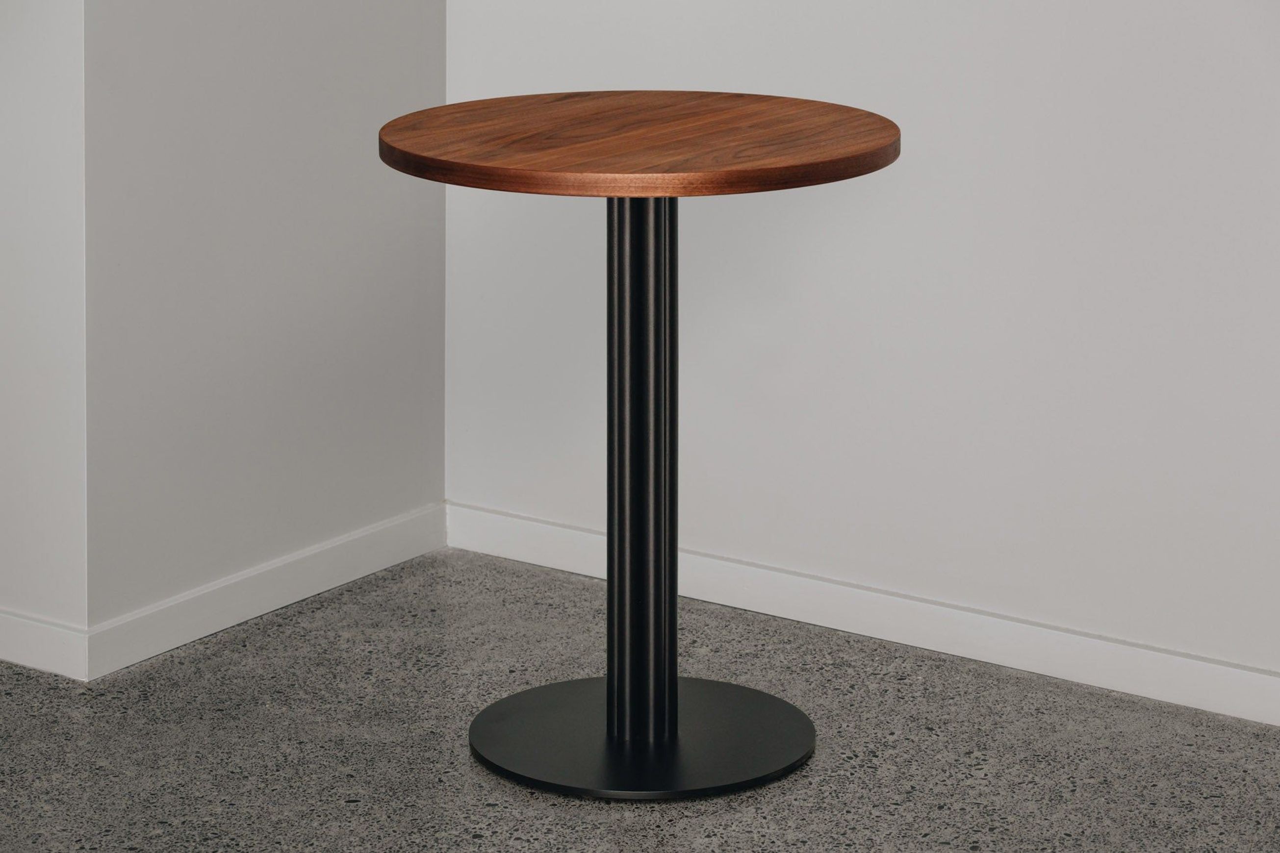 Round Timber Veneered Table Top