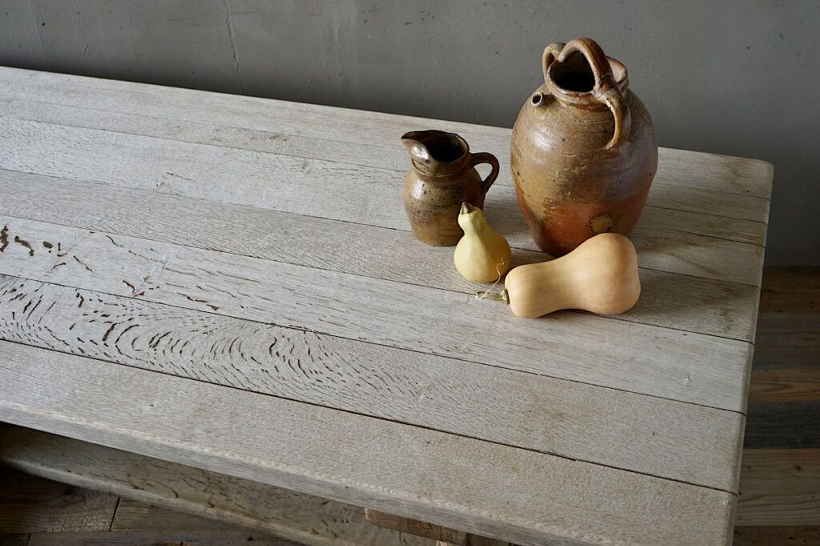 Bleached Oak Refectory Table