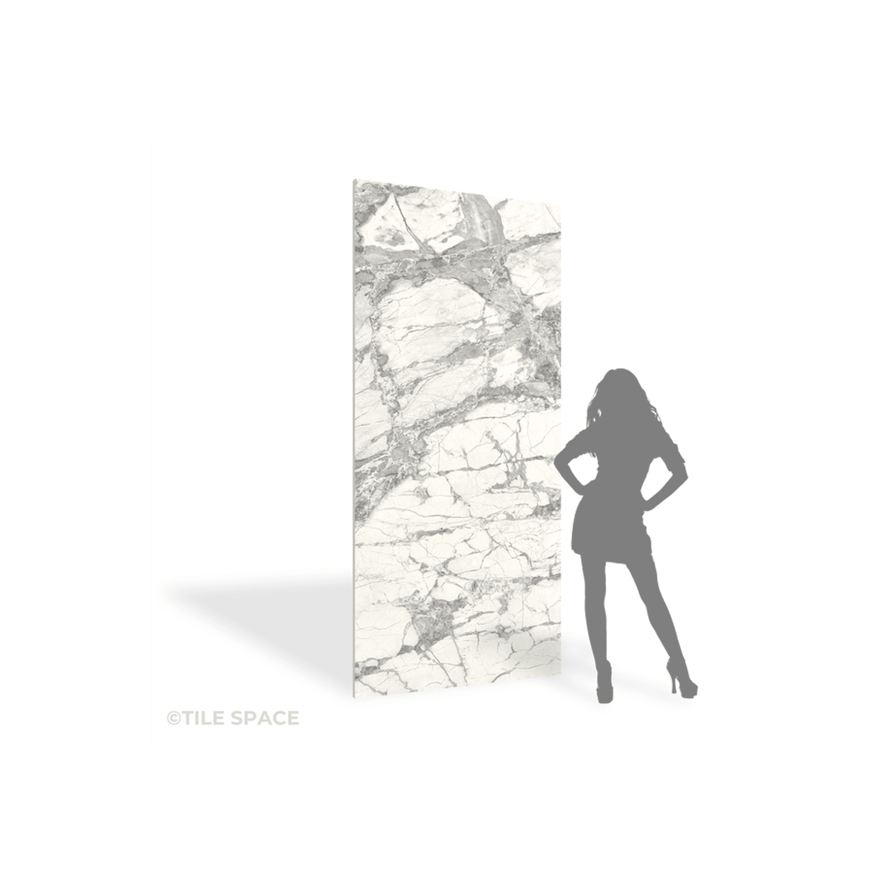 Invisible Light Sat Marble Tile