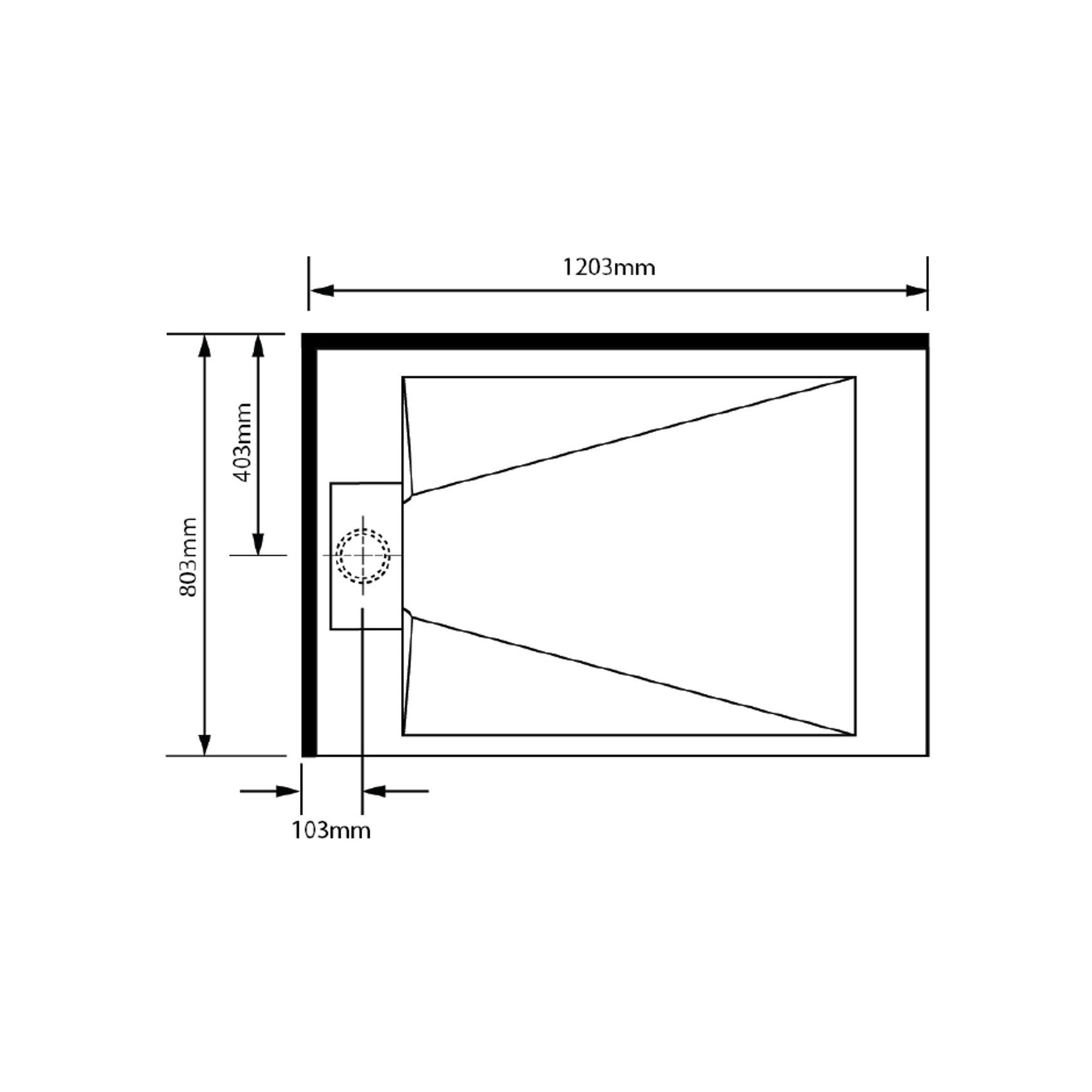 Pinnacle 2 Sided Tray 1200 x 800 dimensions