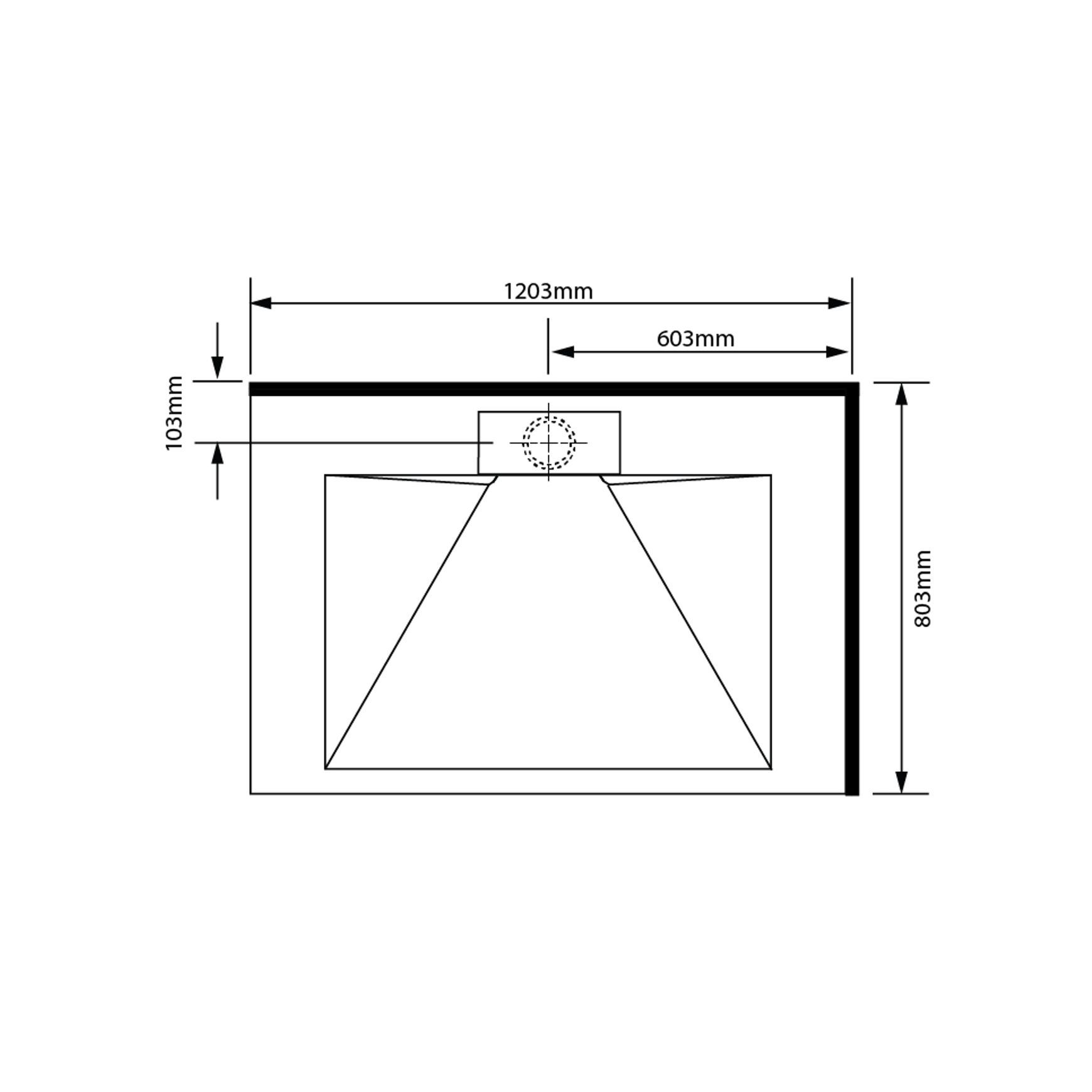 Pinnacle 2 Sided Tray 1200 x 800