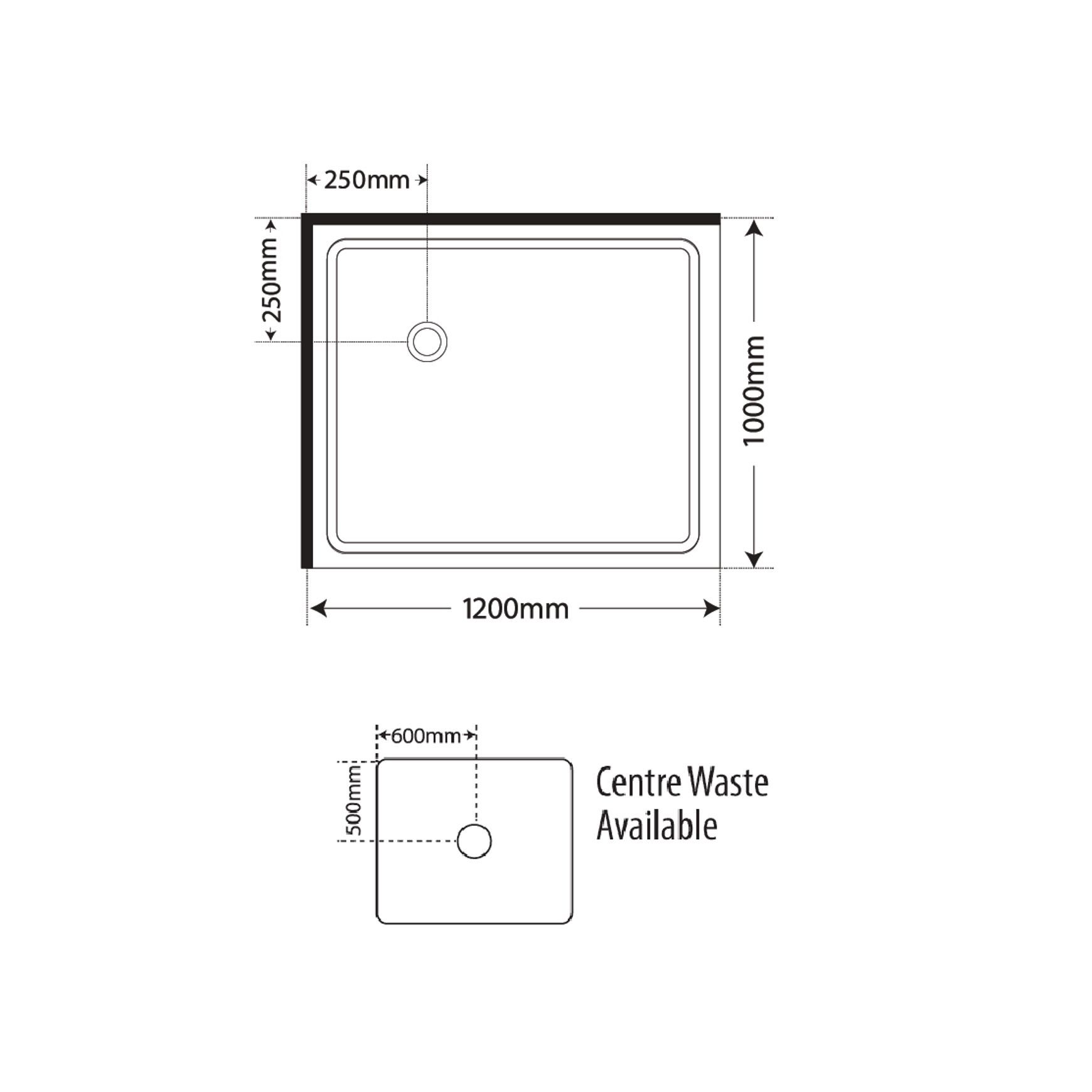Adjustable Frameless Pivot Square 1200×1000