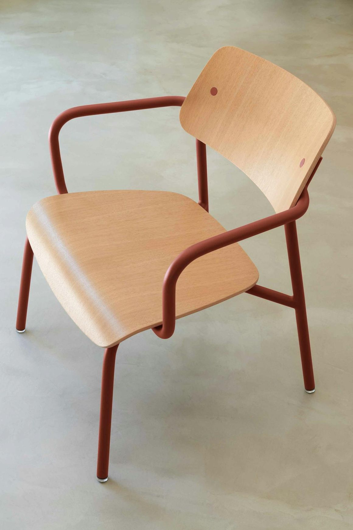 Studie Oak Lounge Armchair
