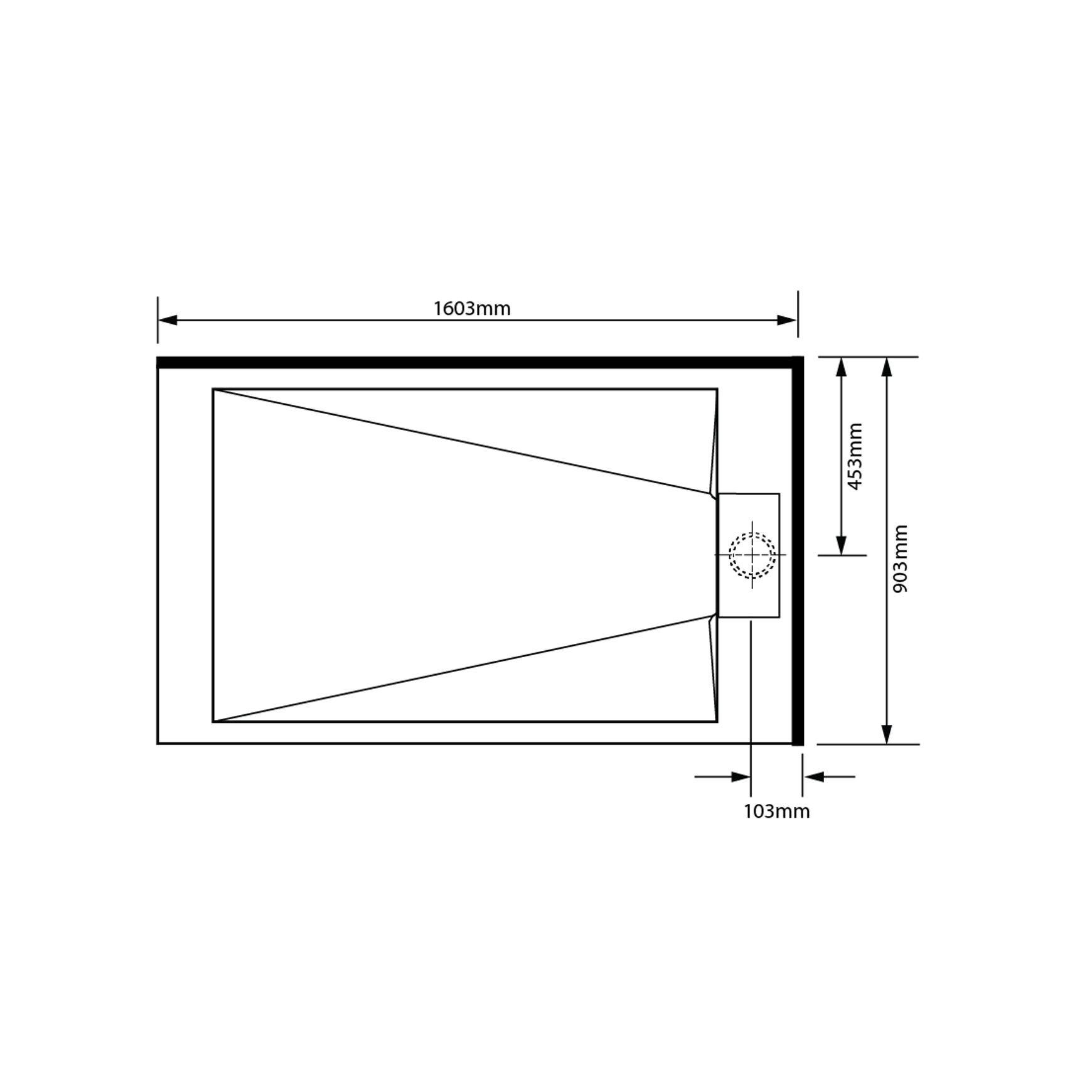 Pinnacle 2 Sided Tray 1600 x 900