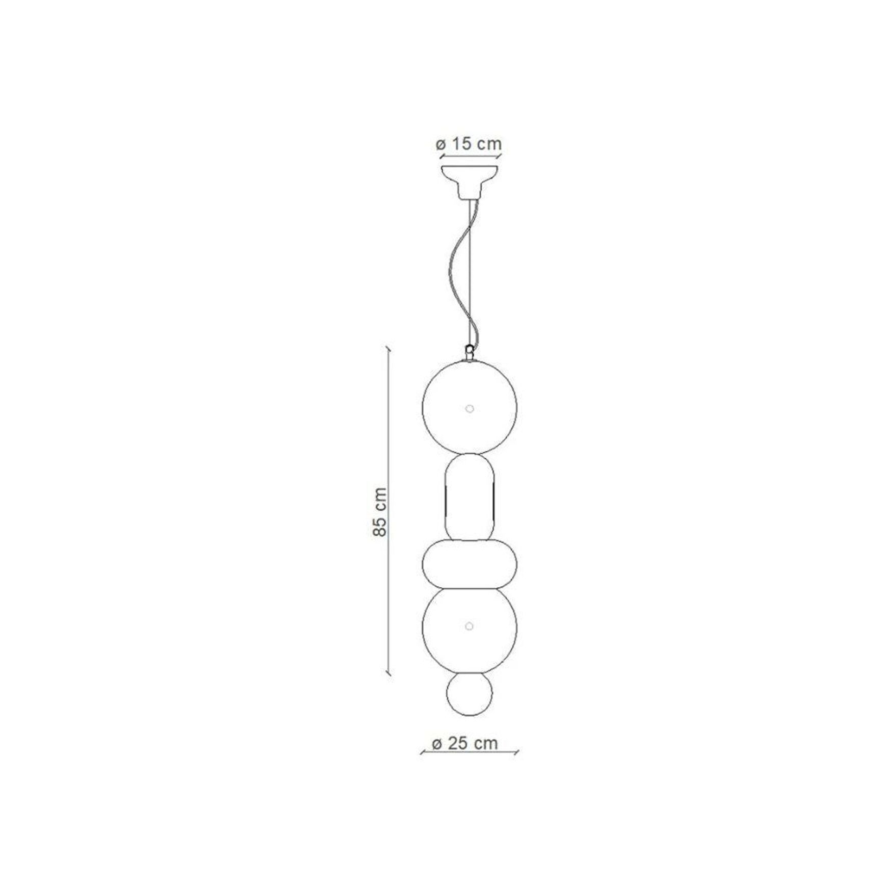 Bumbum Four Stack Pendant