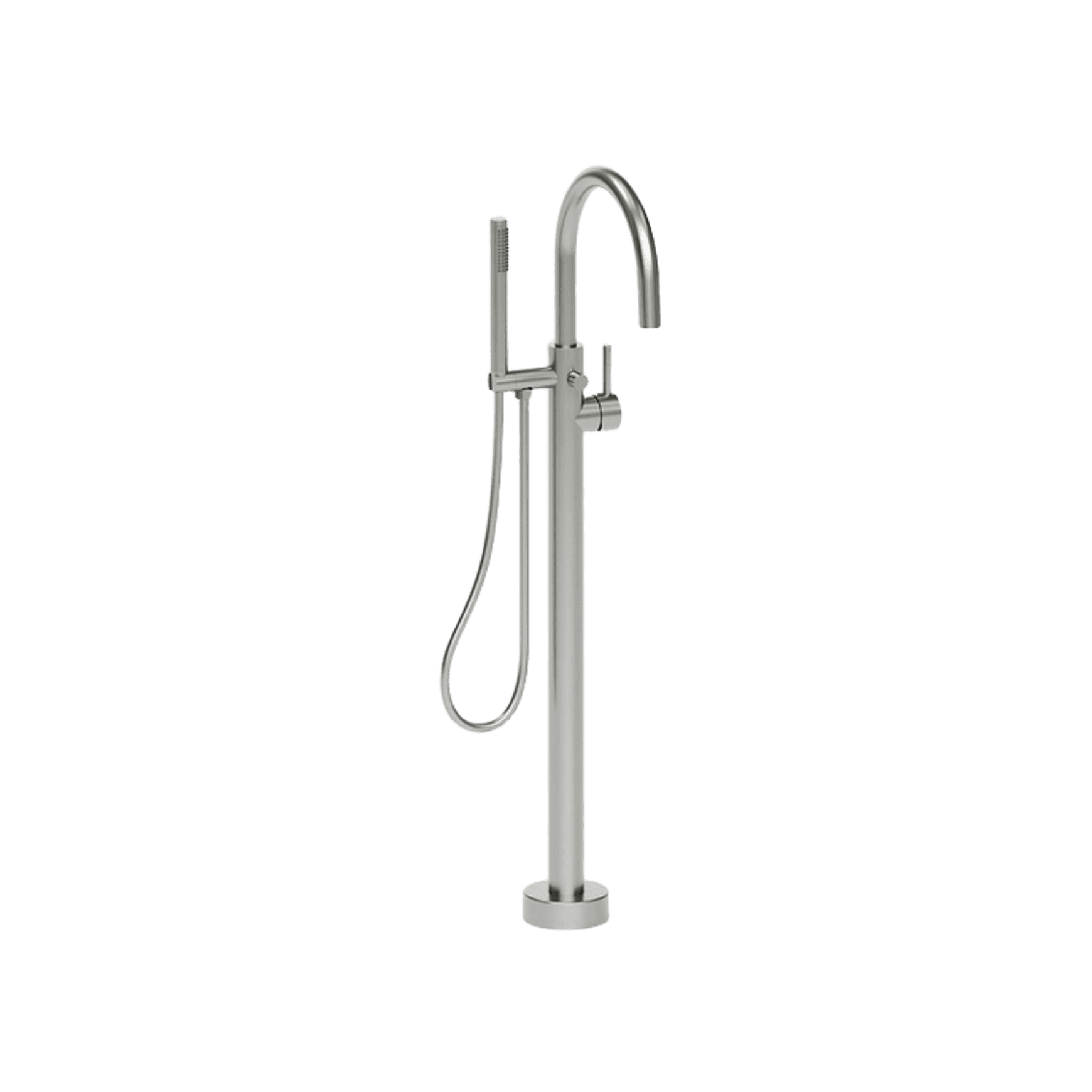 Nature Floorstanding Bath Filler with Hand Spray