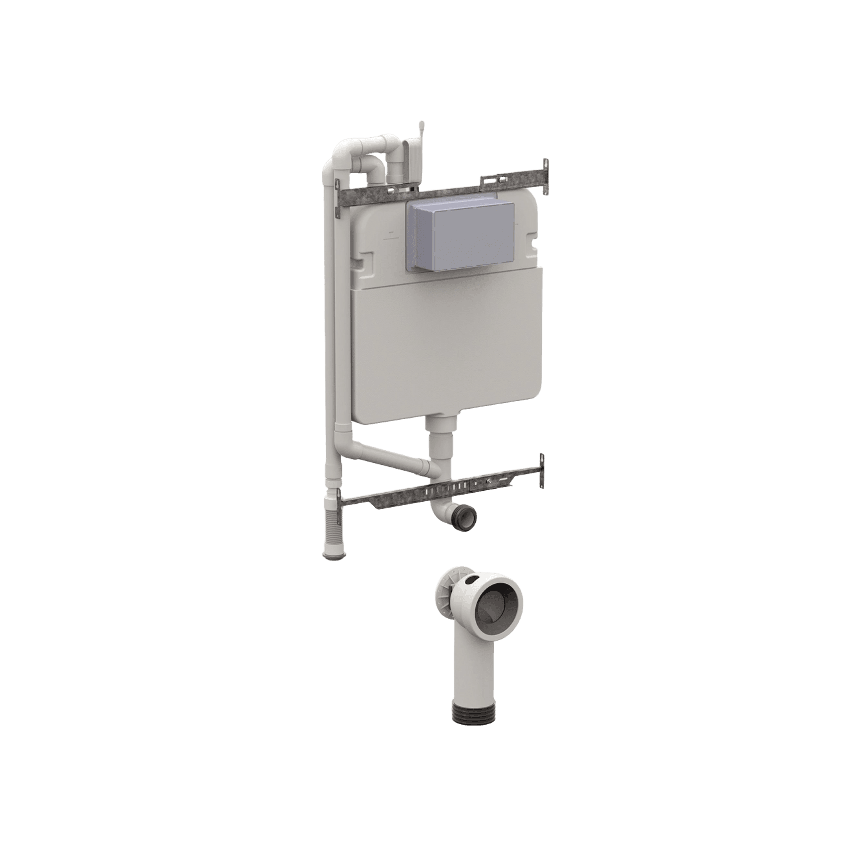 Milu In-wall Cistern with Odourless By Expella for Wall Hung Pans