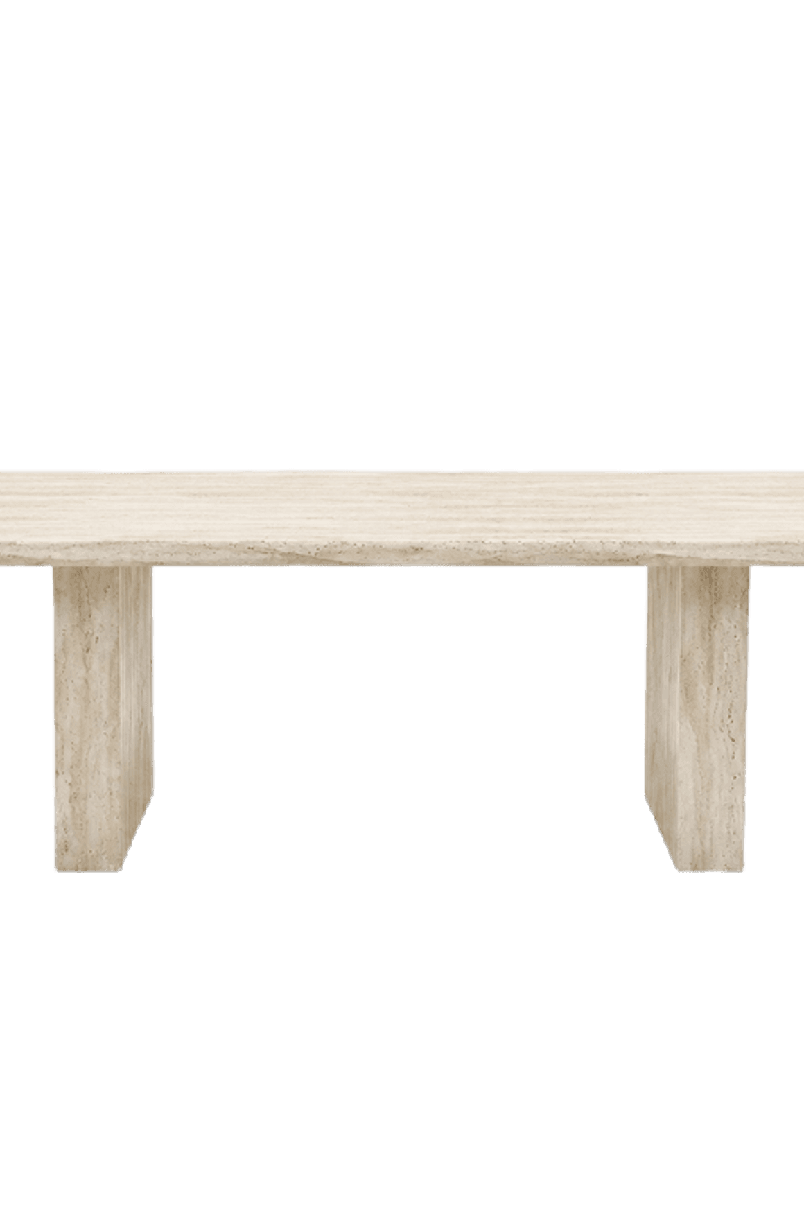 Sachi Dining Table - Vein Cut Travertine