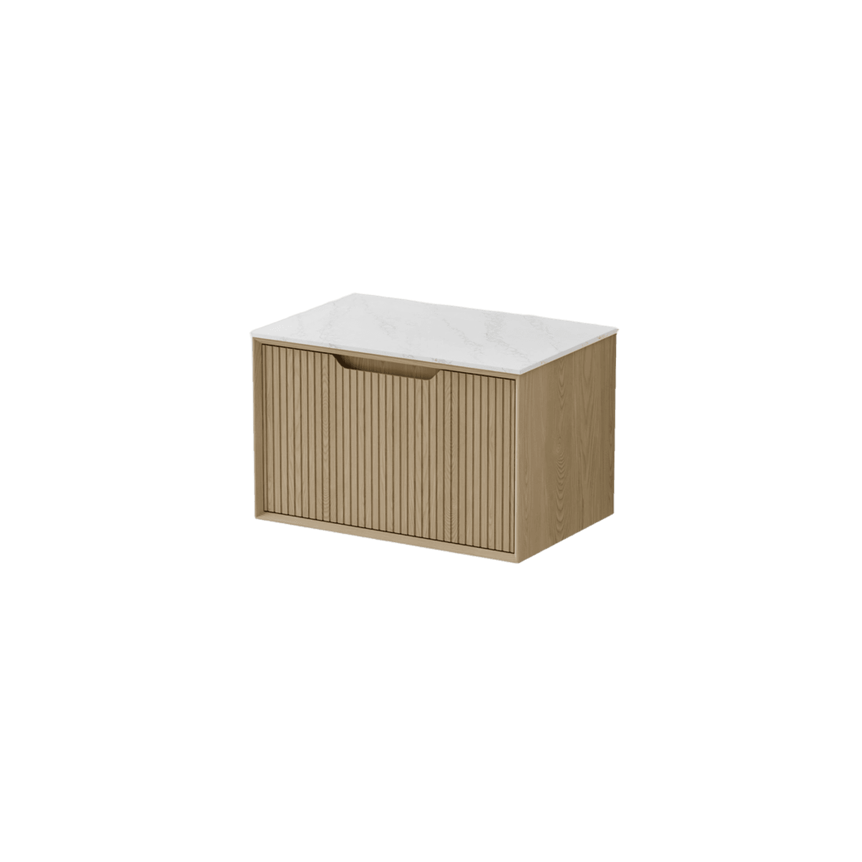 Aria 750 Wall Hung Vanity | Villastone Slab Top