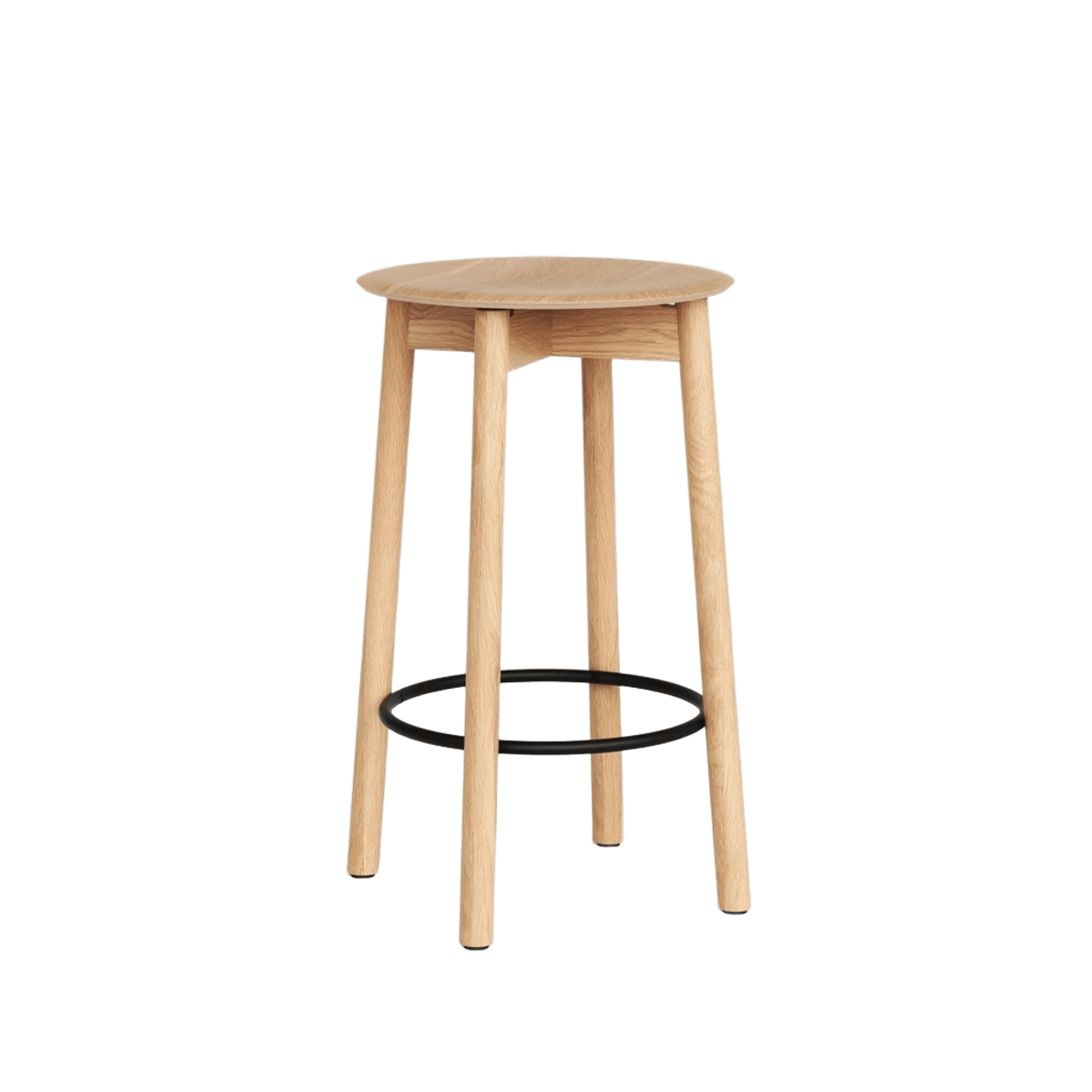 Tiptoe SSD Counter Stool 65cm - Full Oak Wood