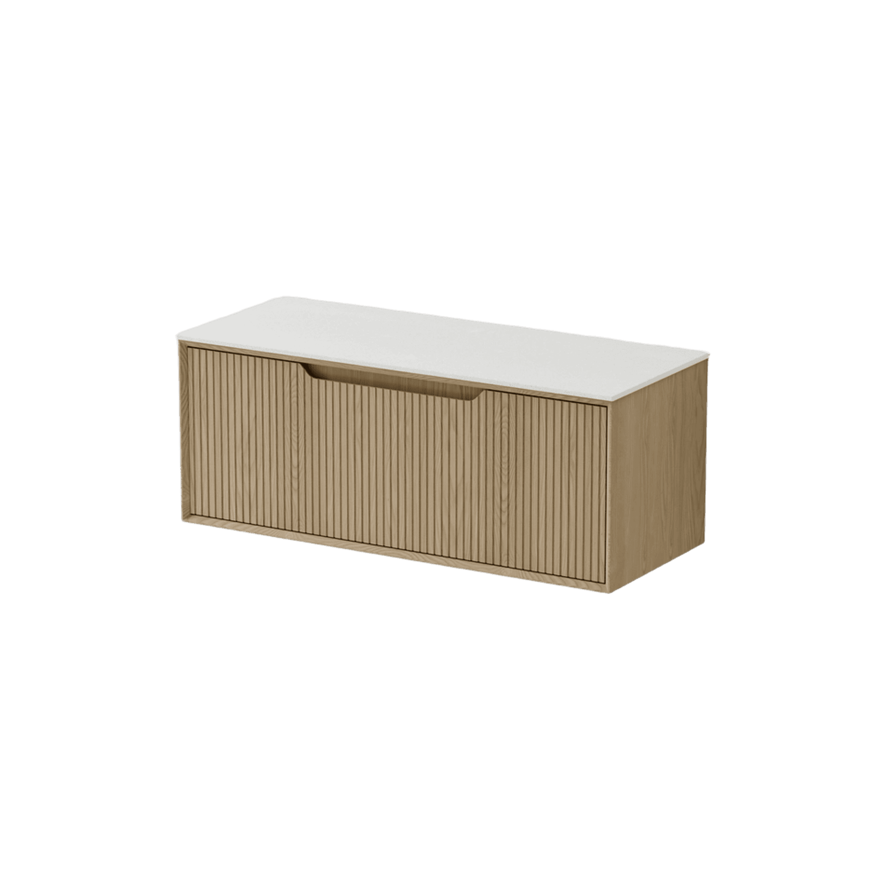 Aria 1200 Vanity | Villastone Slab Top