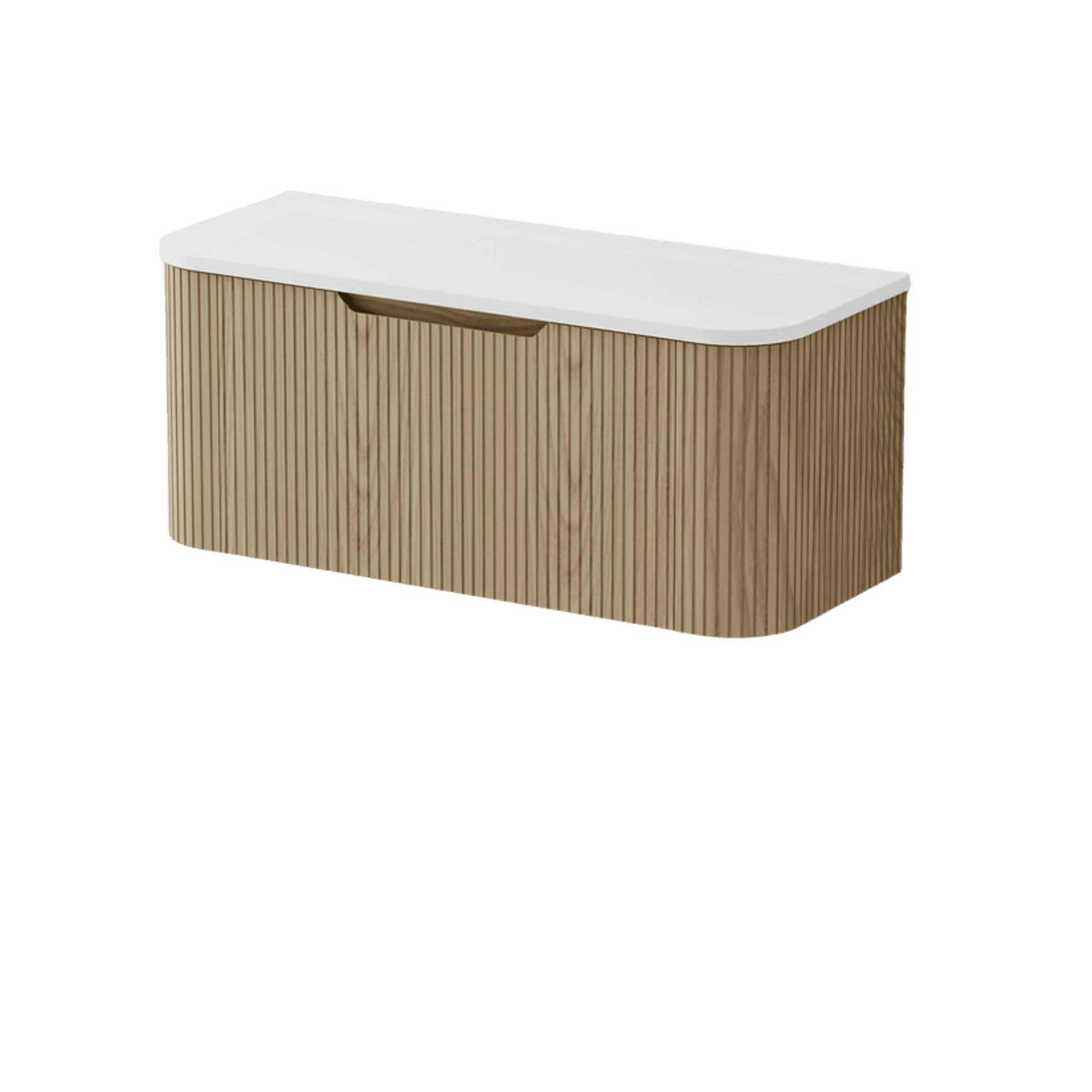 Sora 1200 Vanity | Concrete Slab Top