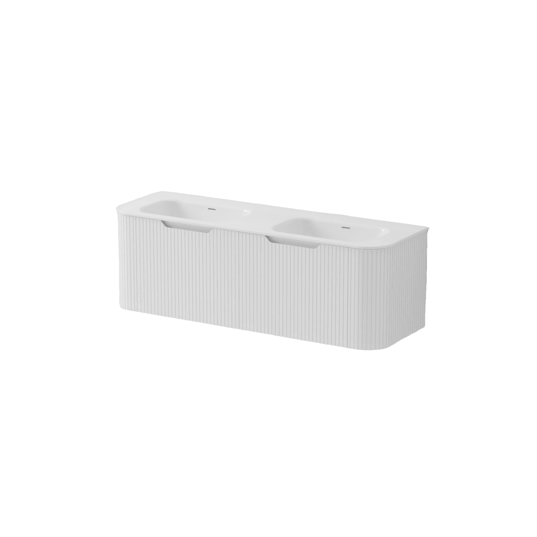 Sora 1500 Wall Hung Vanity | Double Inset Basin