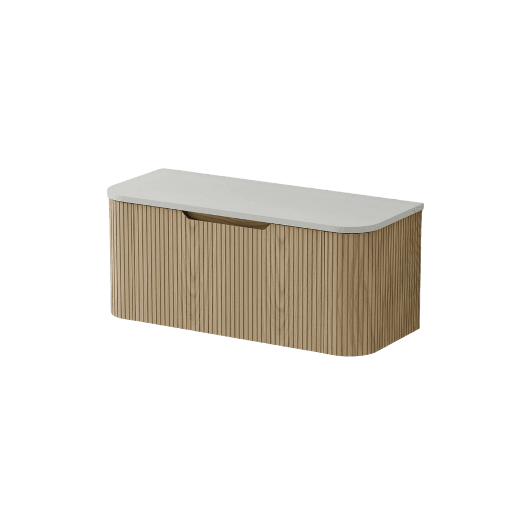 Sora 1200 Vanity | Concrete Slab Top