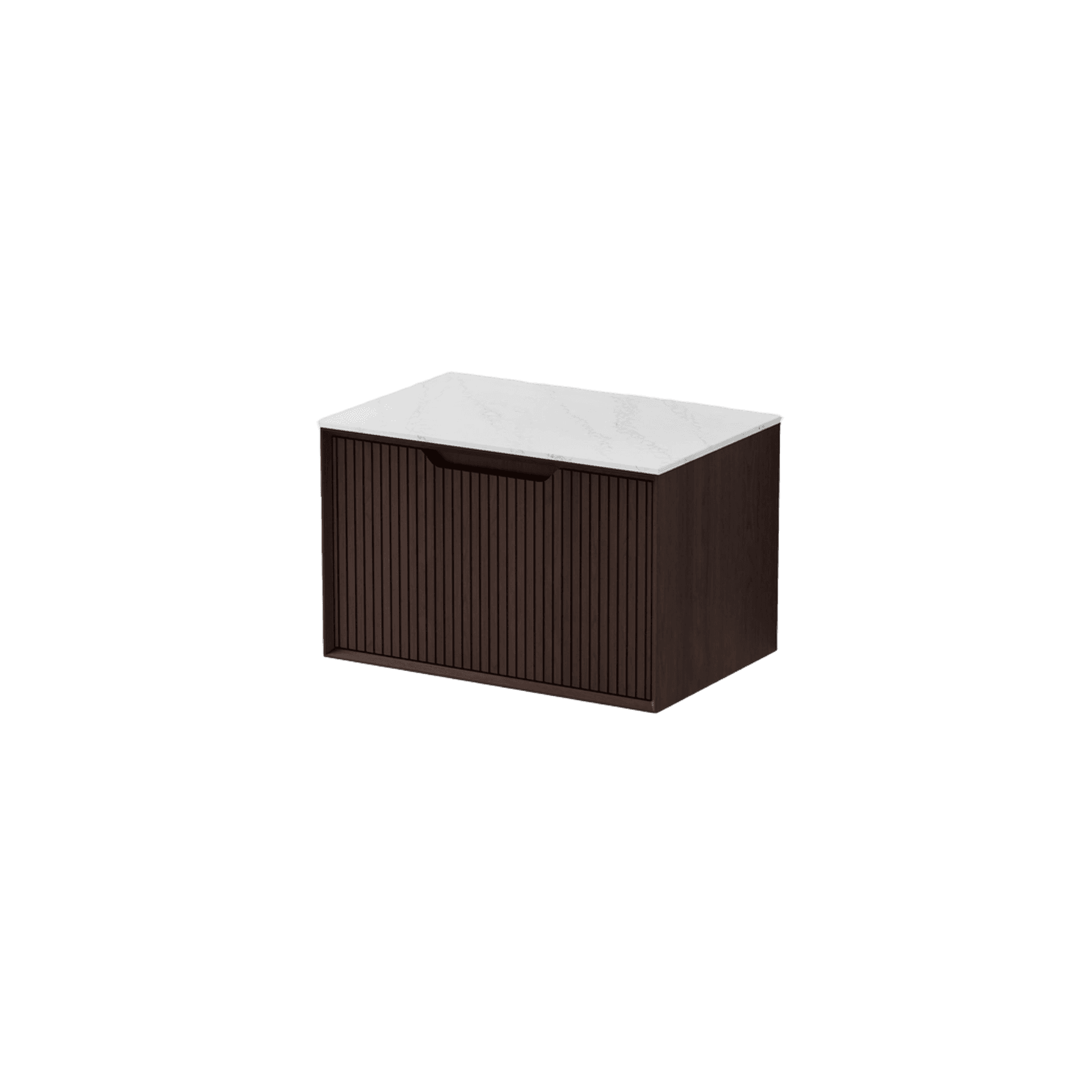 Aria 750 Wall Hung Vanity | Villastone Slab Top