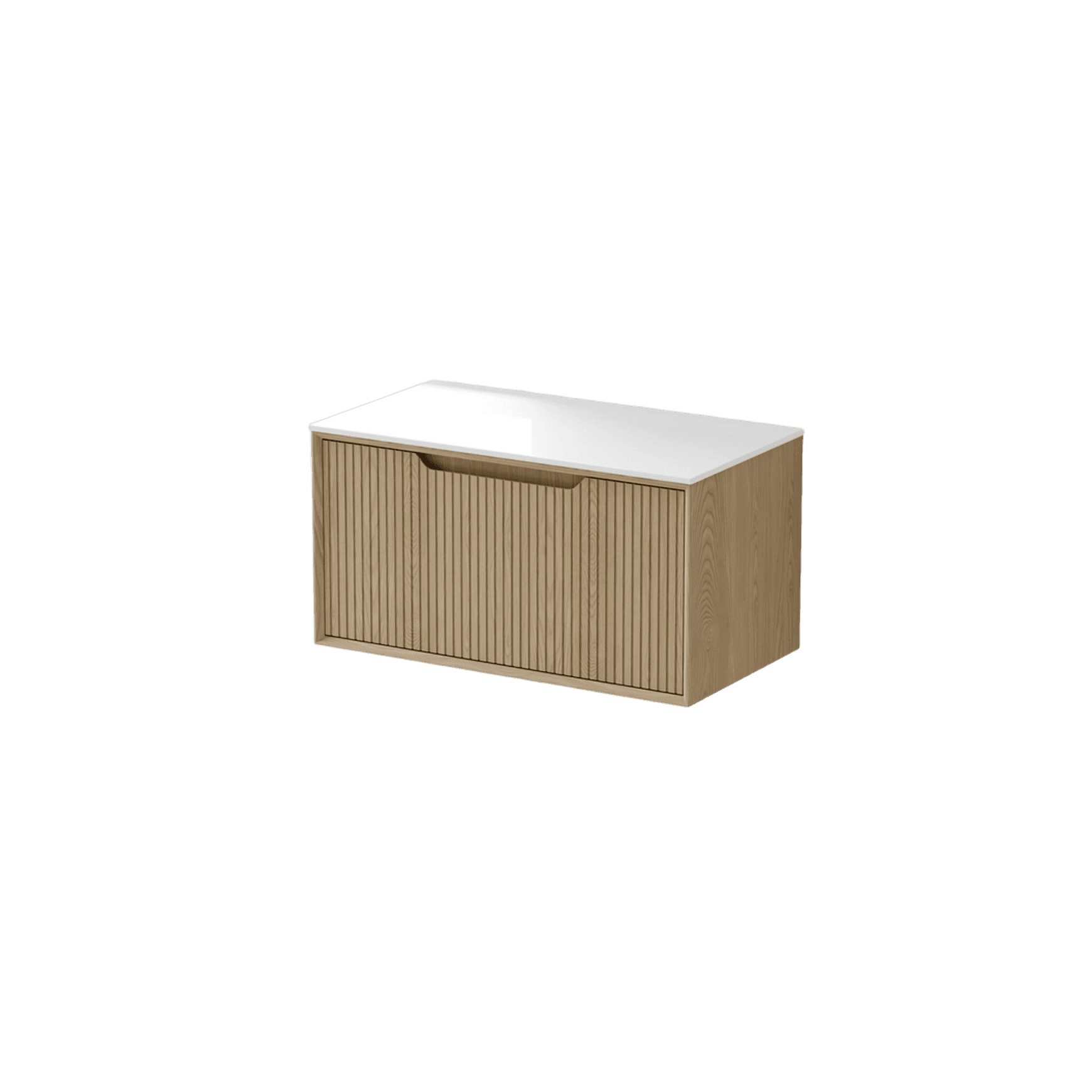 Aria 900 Vanity | Villastone Slab Top