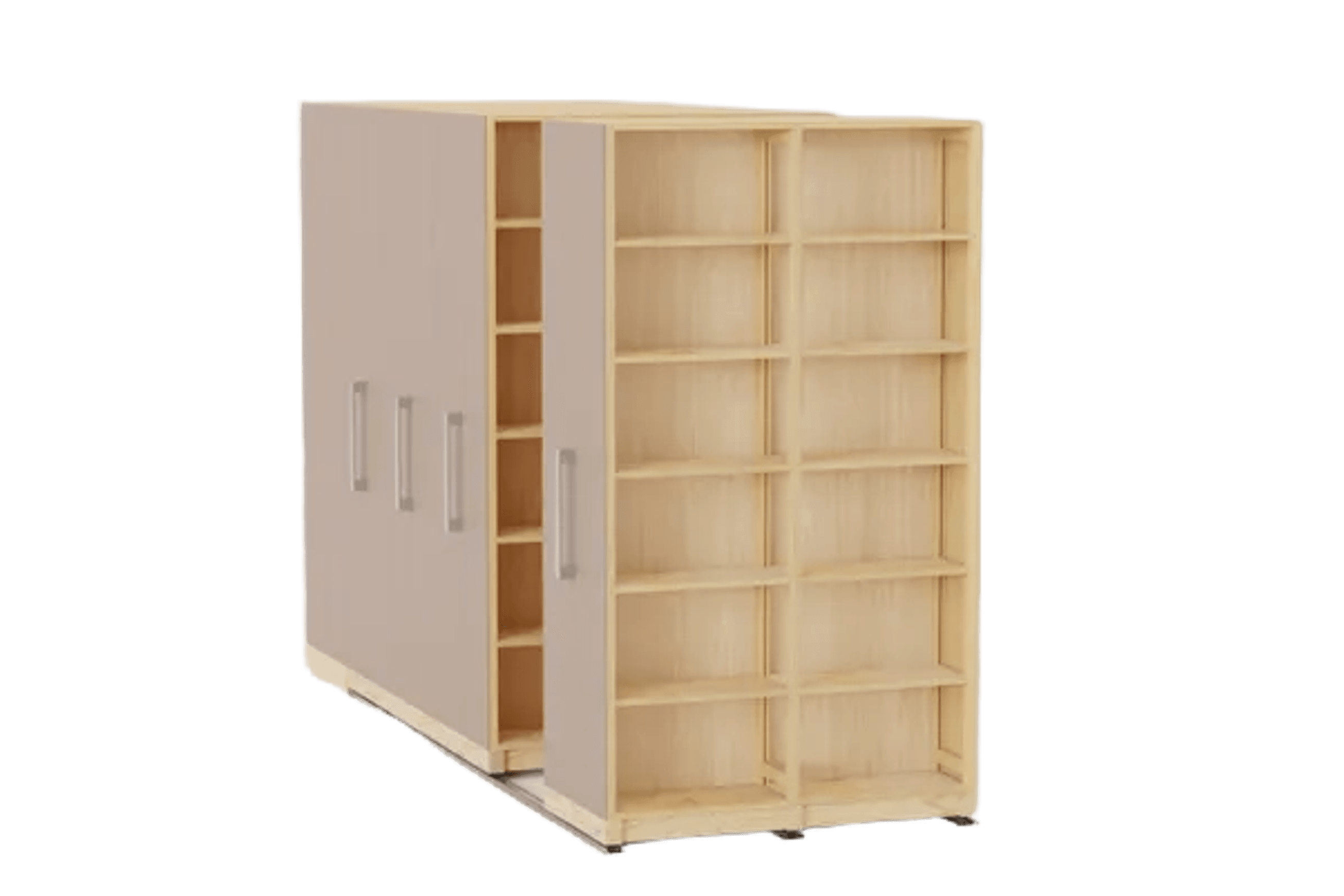 Manual Mobile Shelving by Lundia