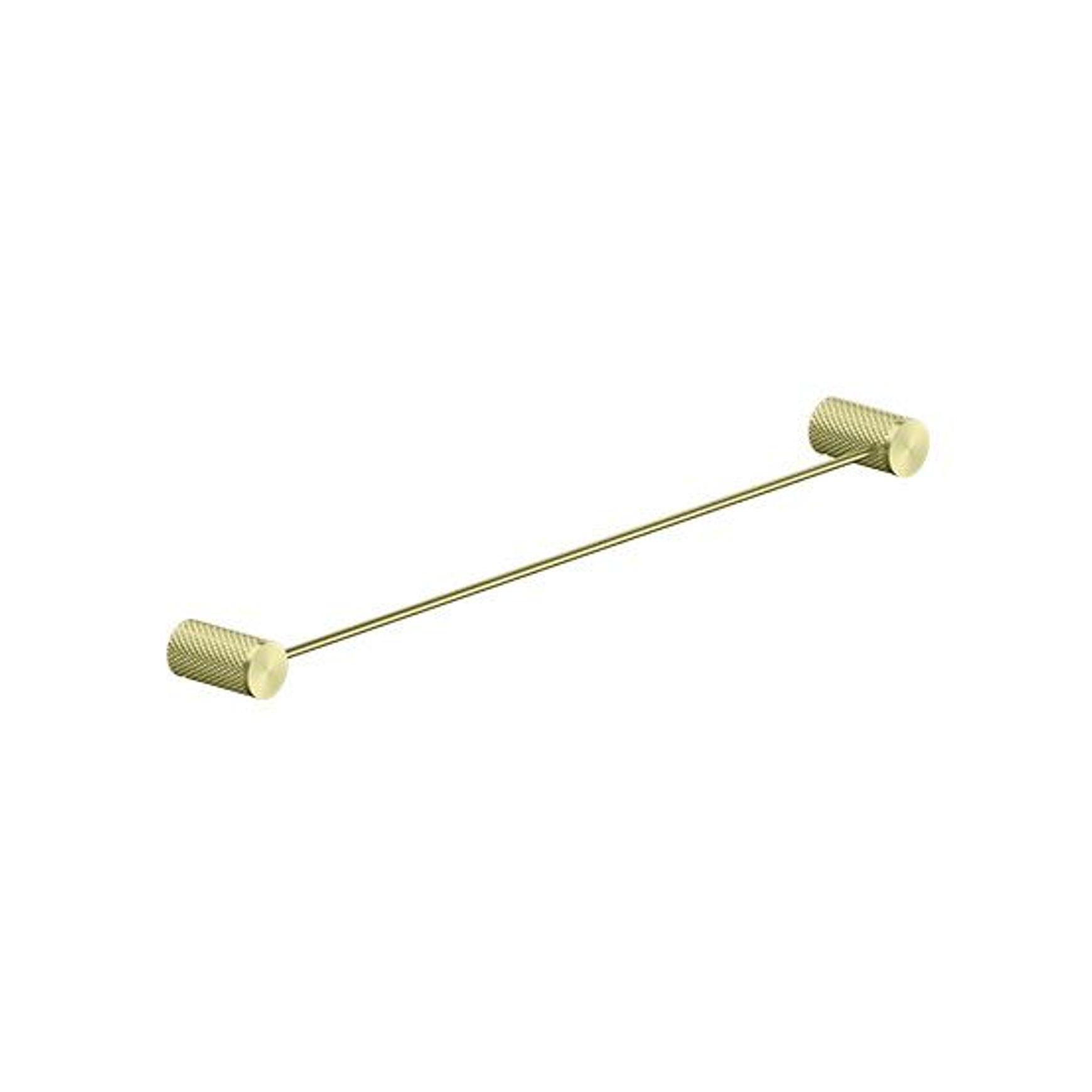 Opal Single Towel Rail 600mm Brushed Gold
