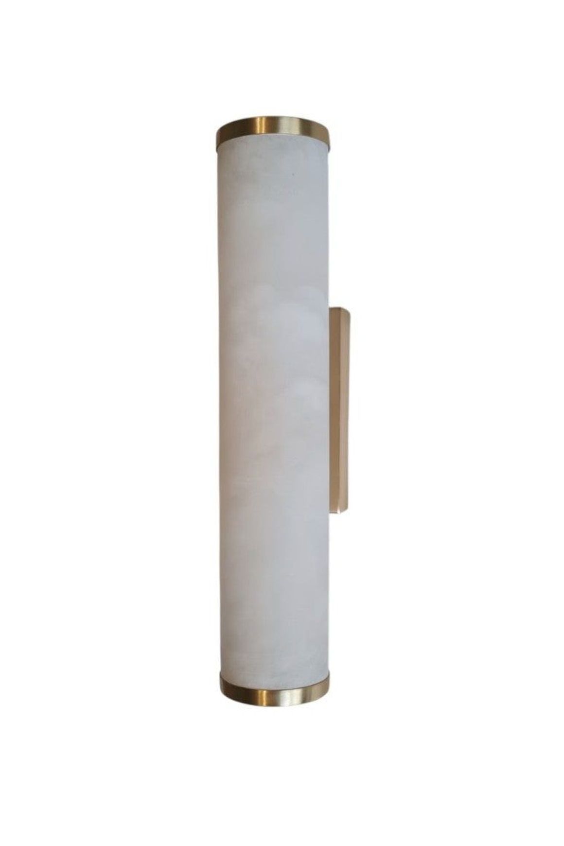 Natural Marble Cylinder Wall Sconce