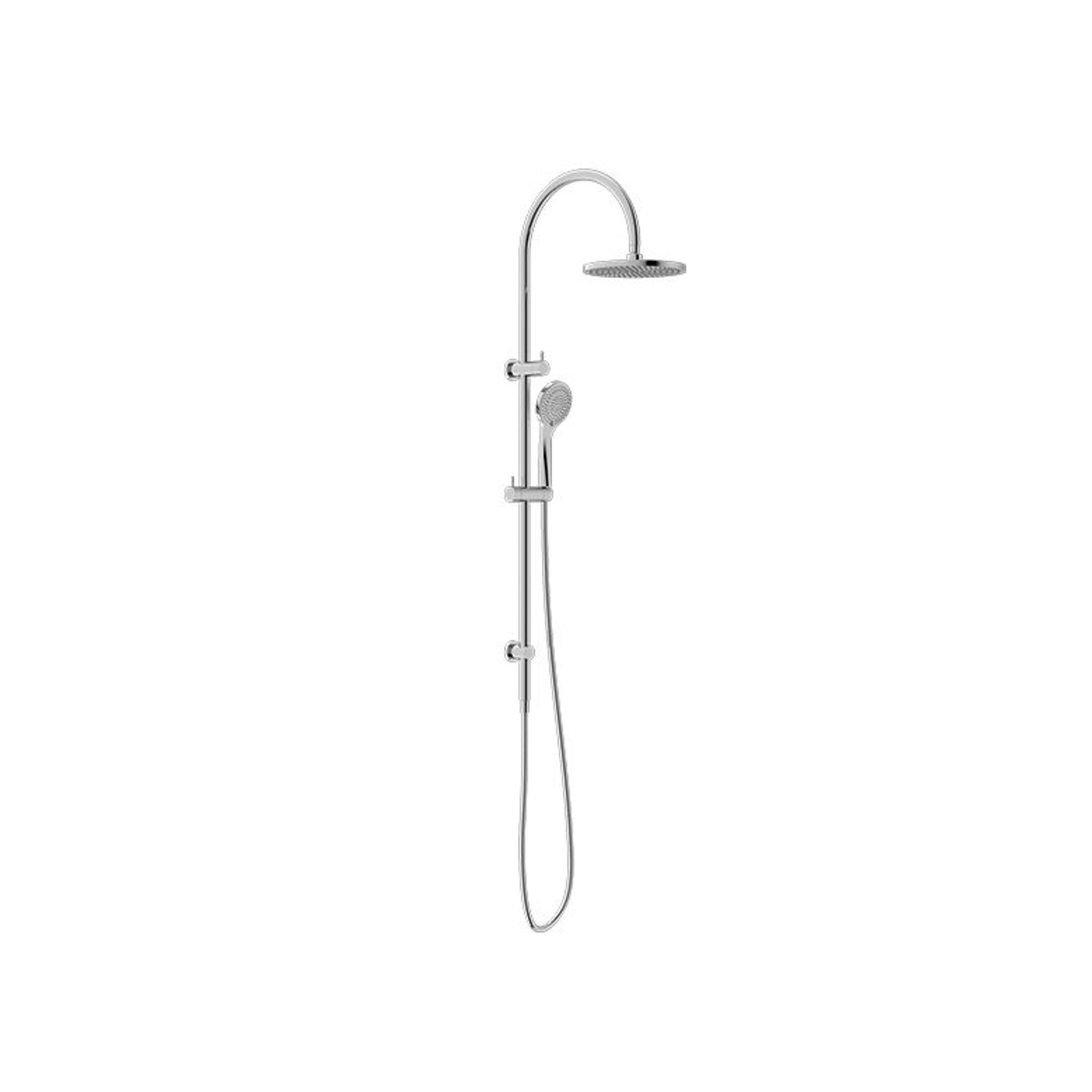 Mecca Twin Shower With Air Shower Chrome