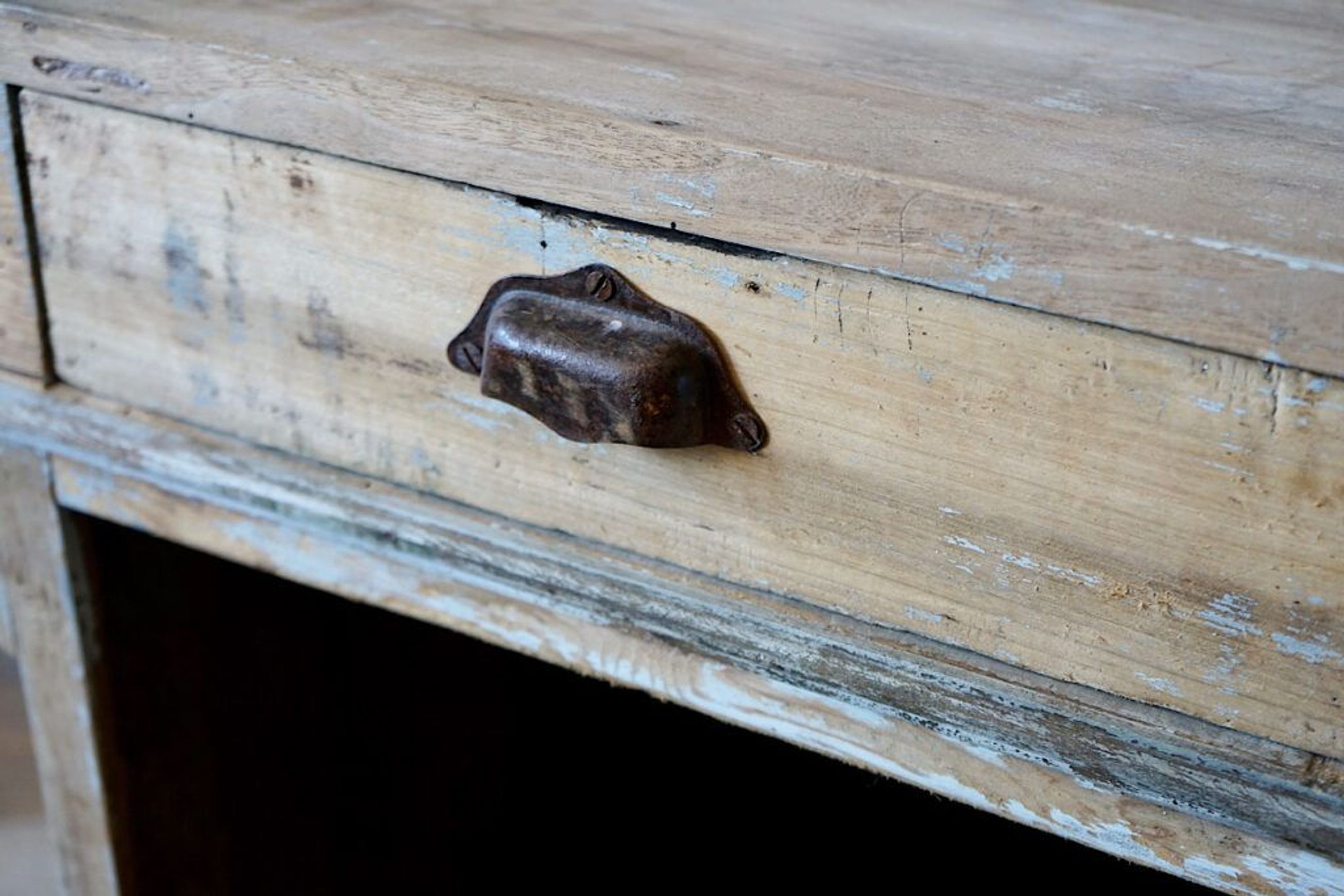 French Painted Shop Counter