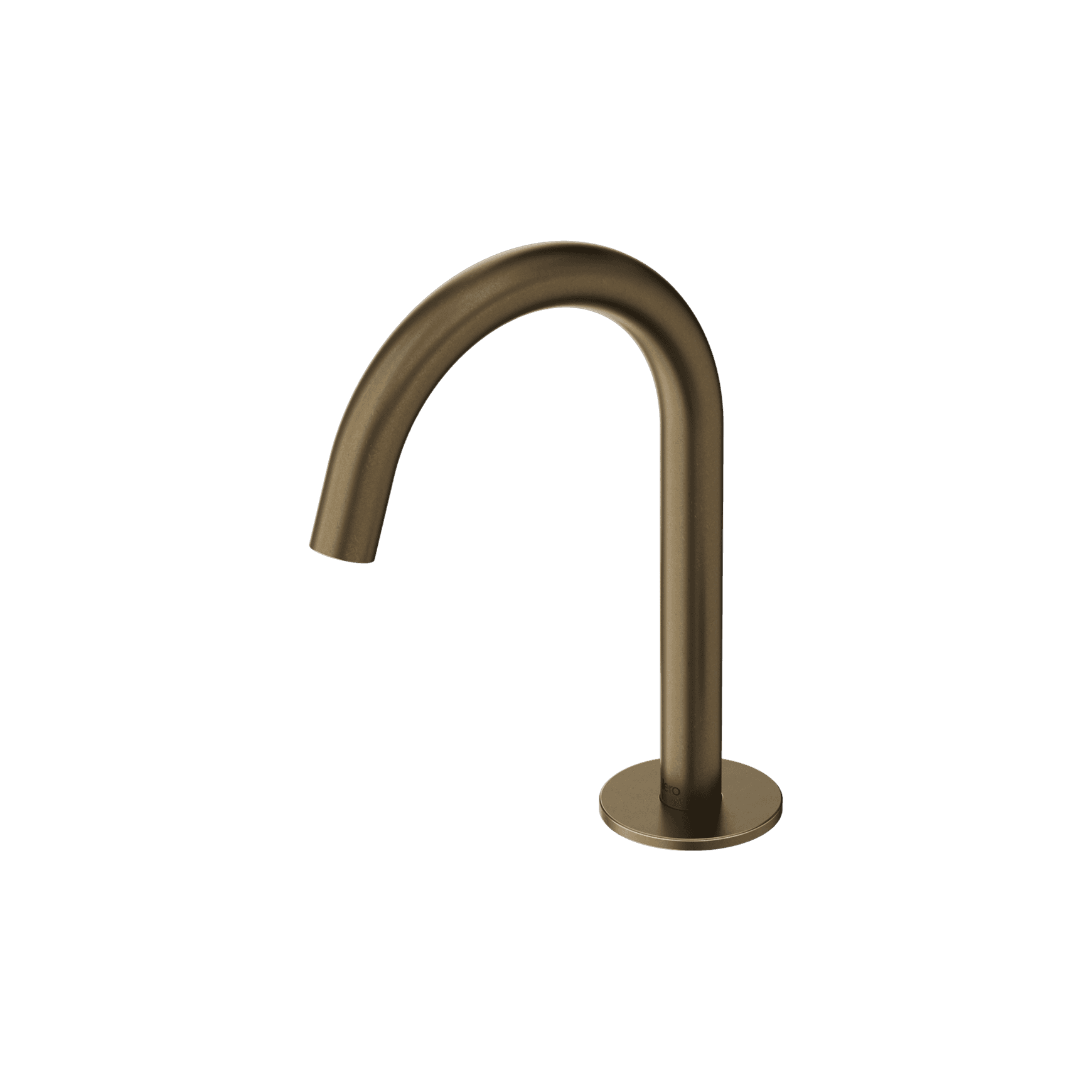Serenity Basin Arc Spout Tumbled Antique Brass