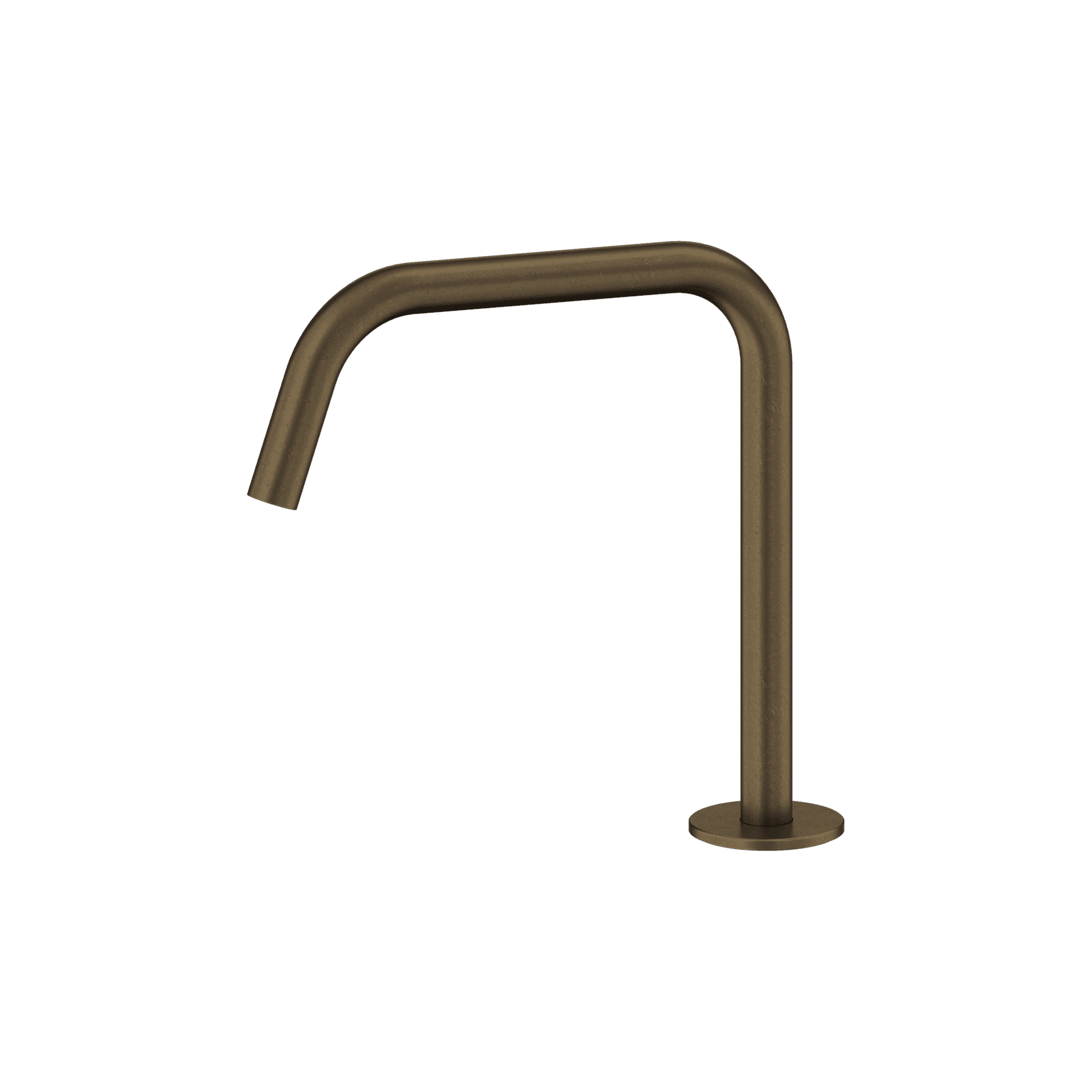 Serenity Bath/Kitchen Edge Spout II Tumbled Antique Brass
