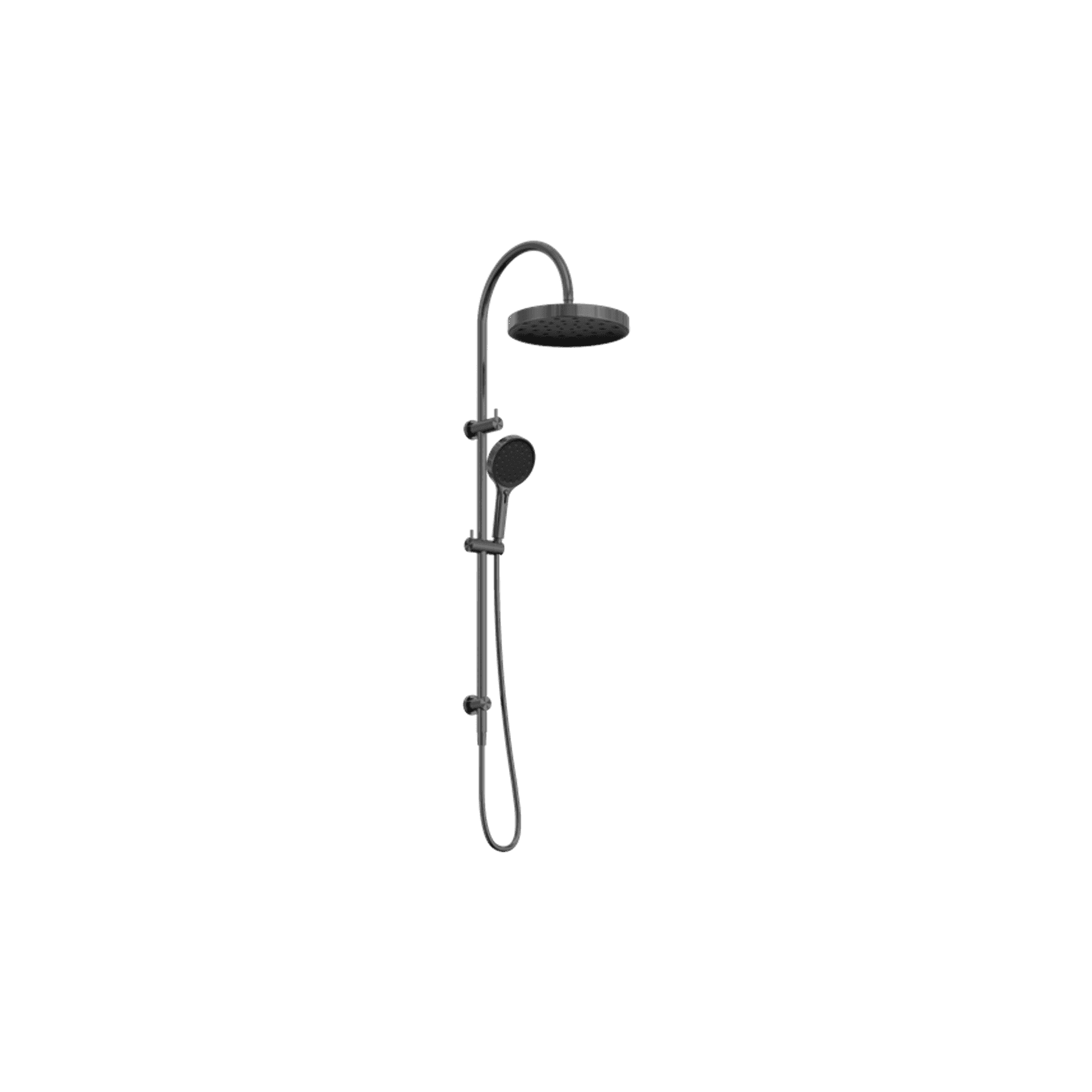 Serenity Twin Shower Gun Metal