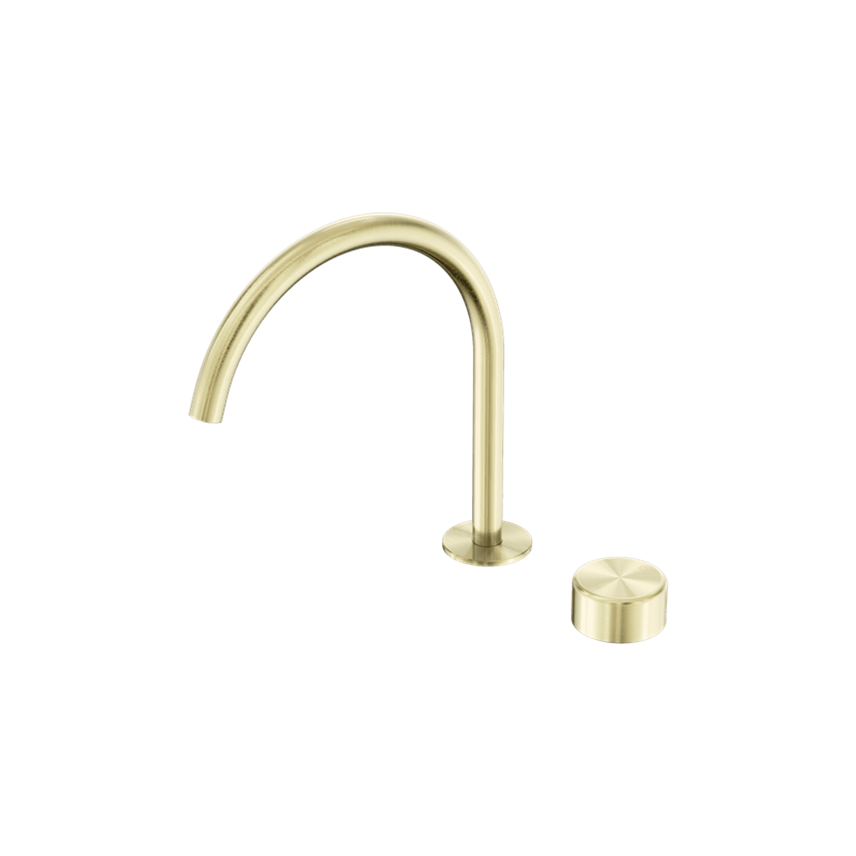 Serenity Bath/Kitchen Mixer Arc Spout Metal Handle Brushed Gold