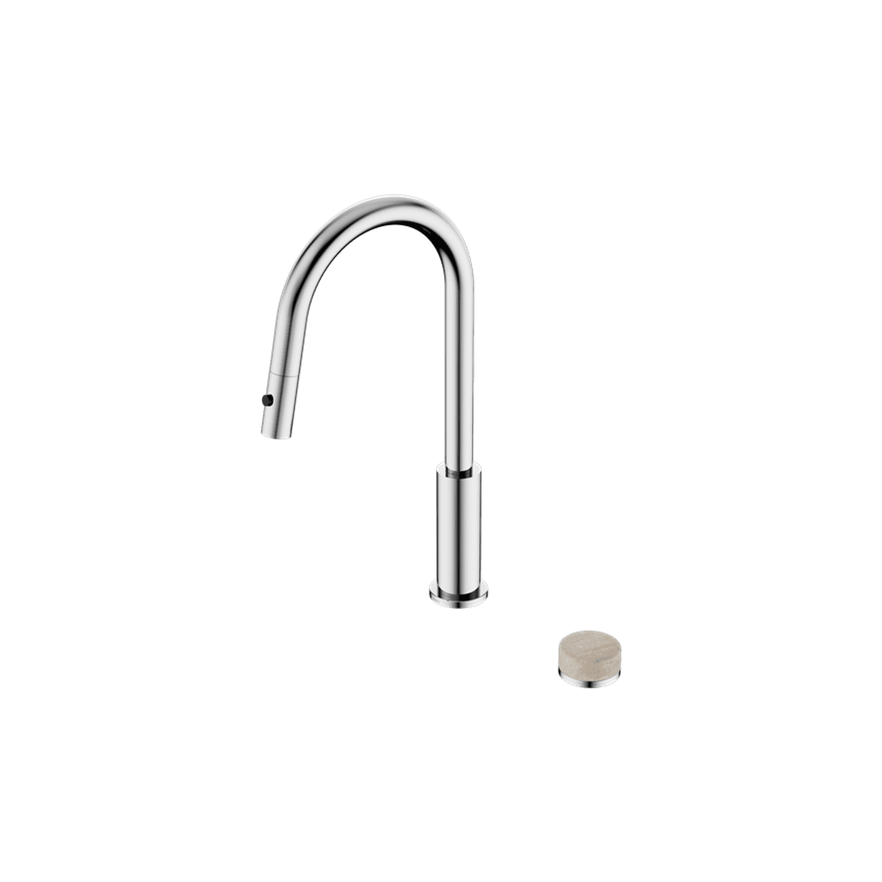 Serenity pull out kitchen Set Rome Travertine Handle Chrome