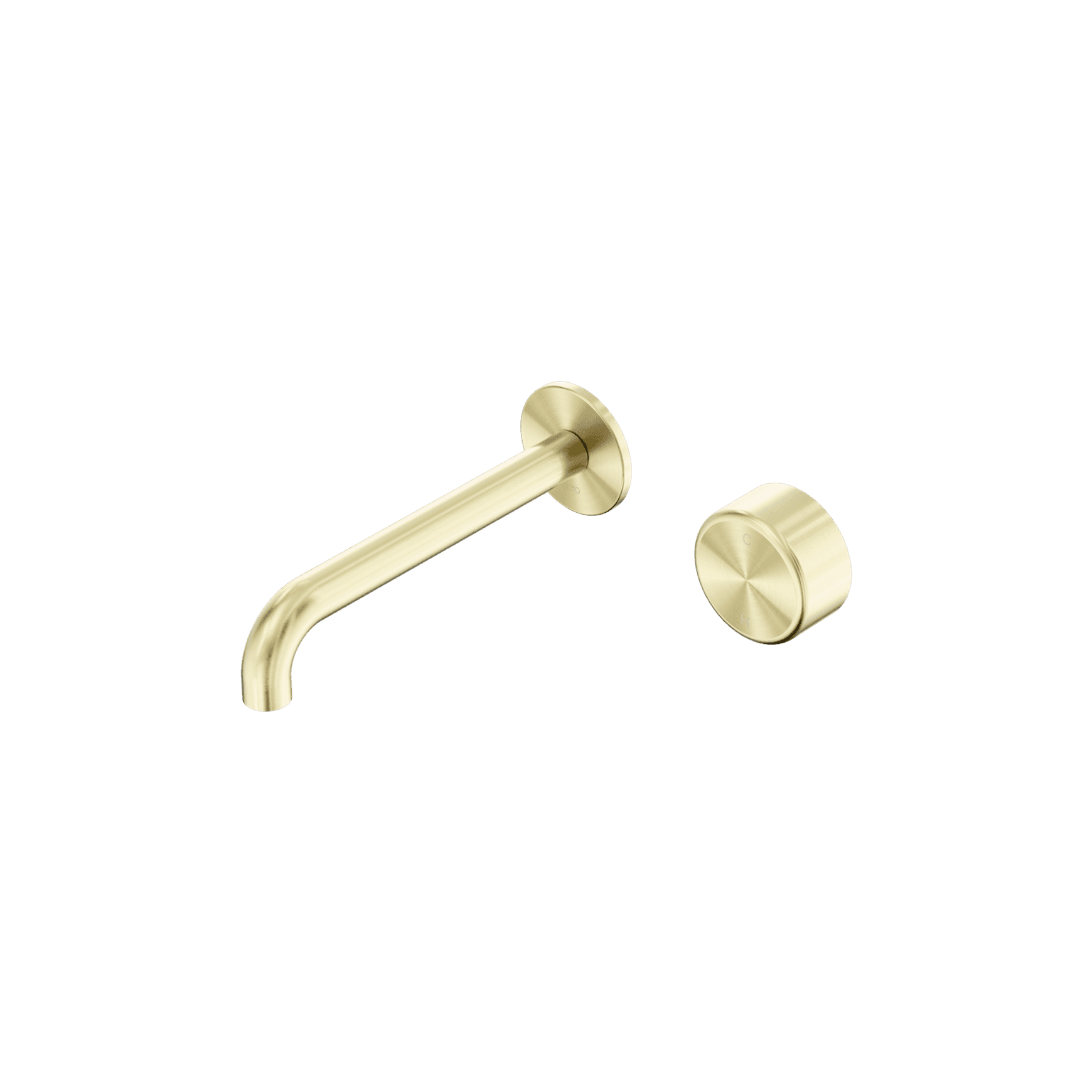 Serenity Wall Basin Mixer 220mm Spout Metal Handle BG