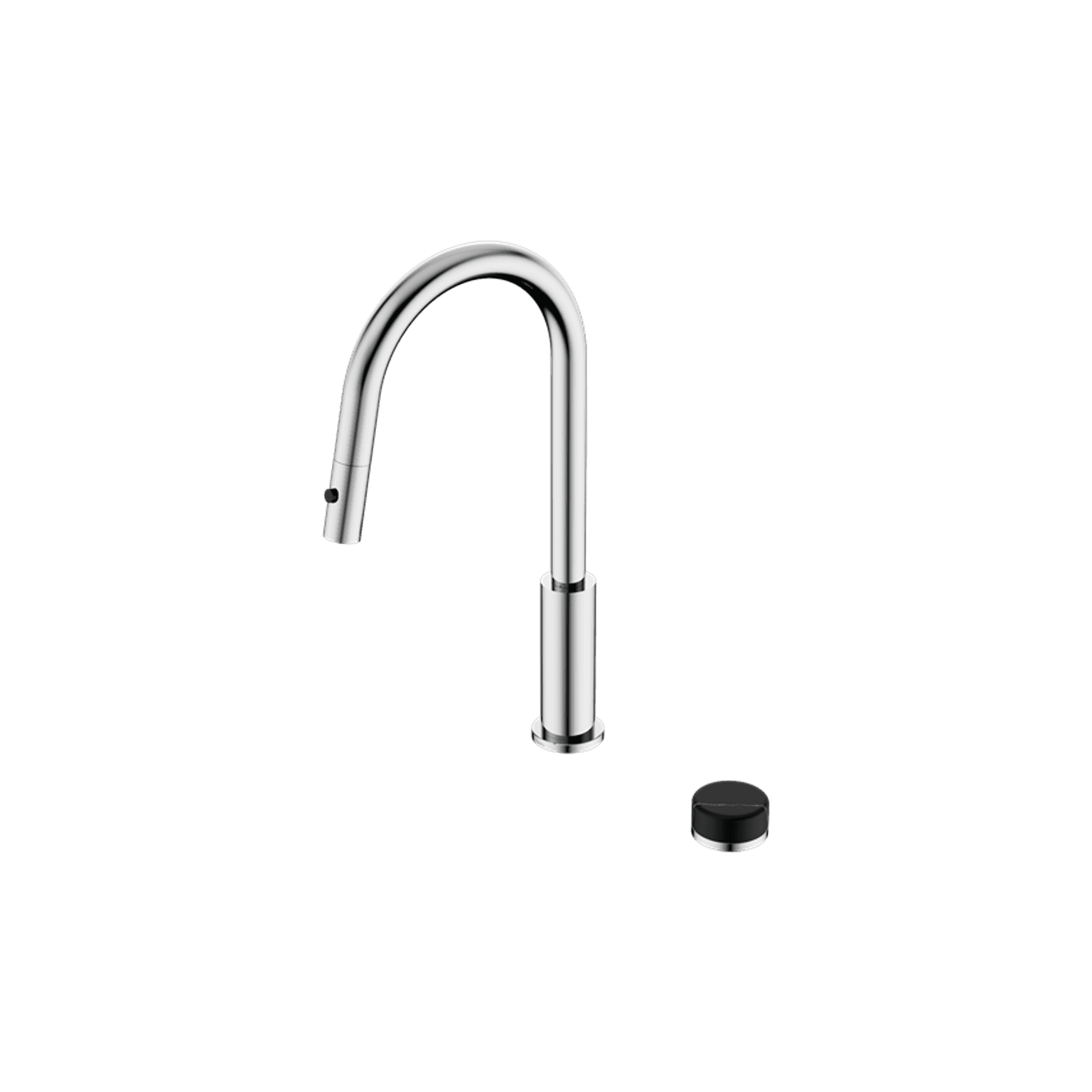 Serenity pull out kitchen Set Marquina Black Handle Chrome