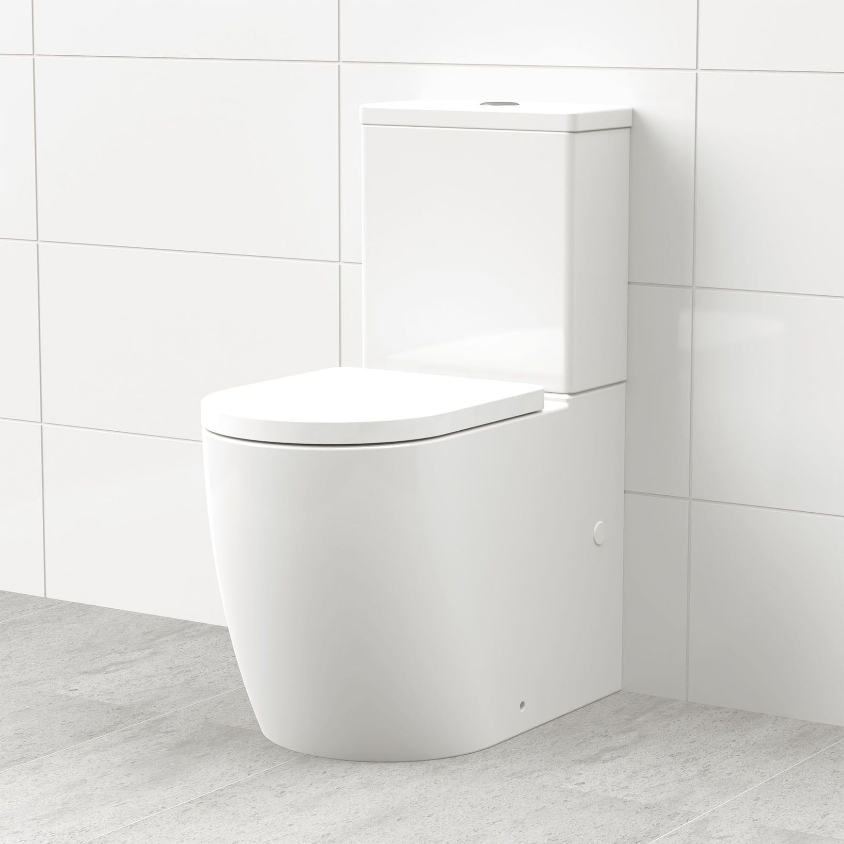Odourless by Expella with Caroma Urbane II Cleanflush™ Back-to-wall Toilet Suite