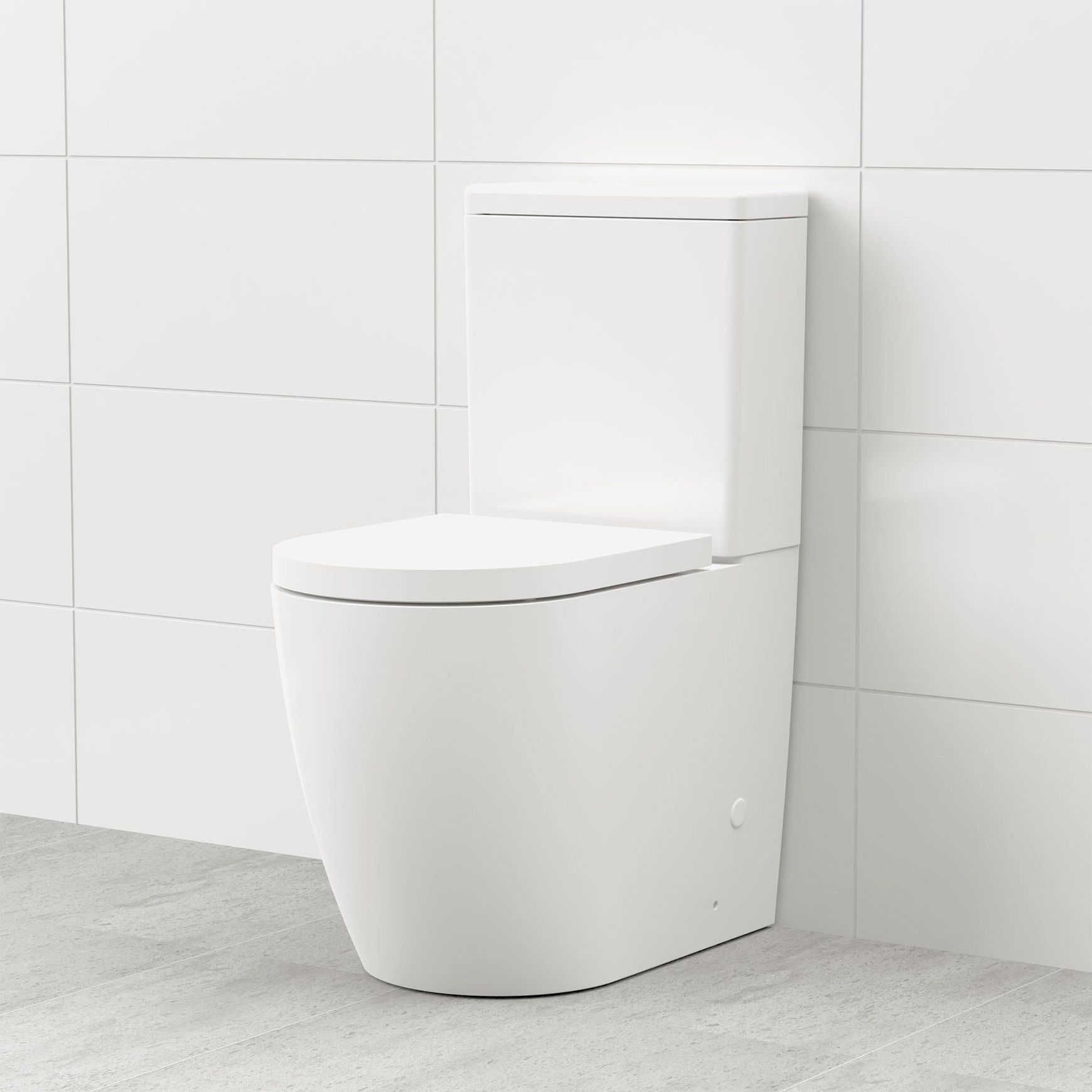 Odourless by Expella with Argent Vista HygienicFlush Back-to-wall Toilet Suite