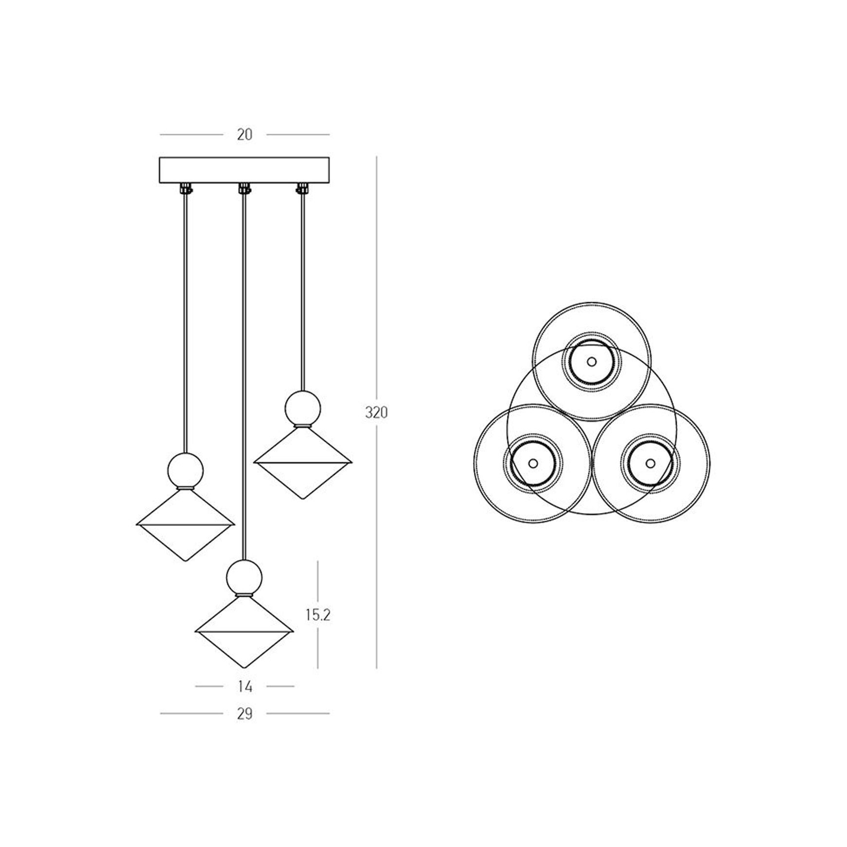 Lyra 3-Light Pendant
