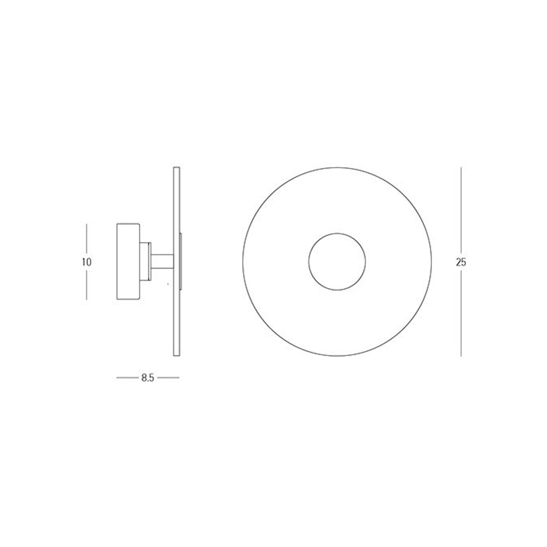 Zeus Discus Wall Light