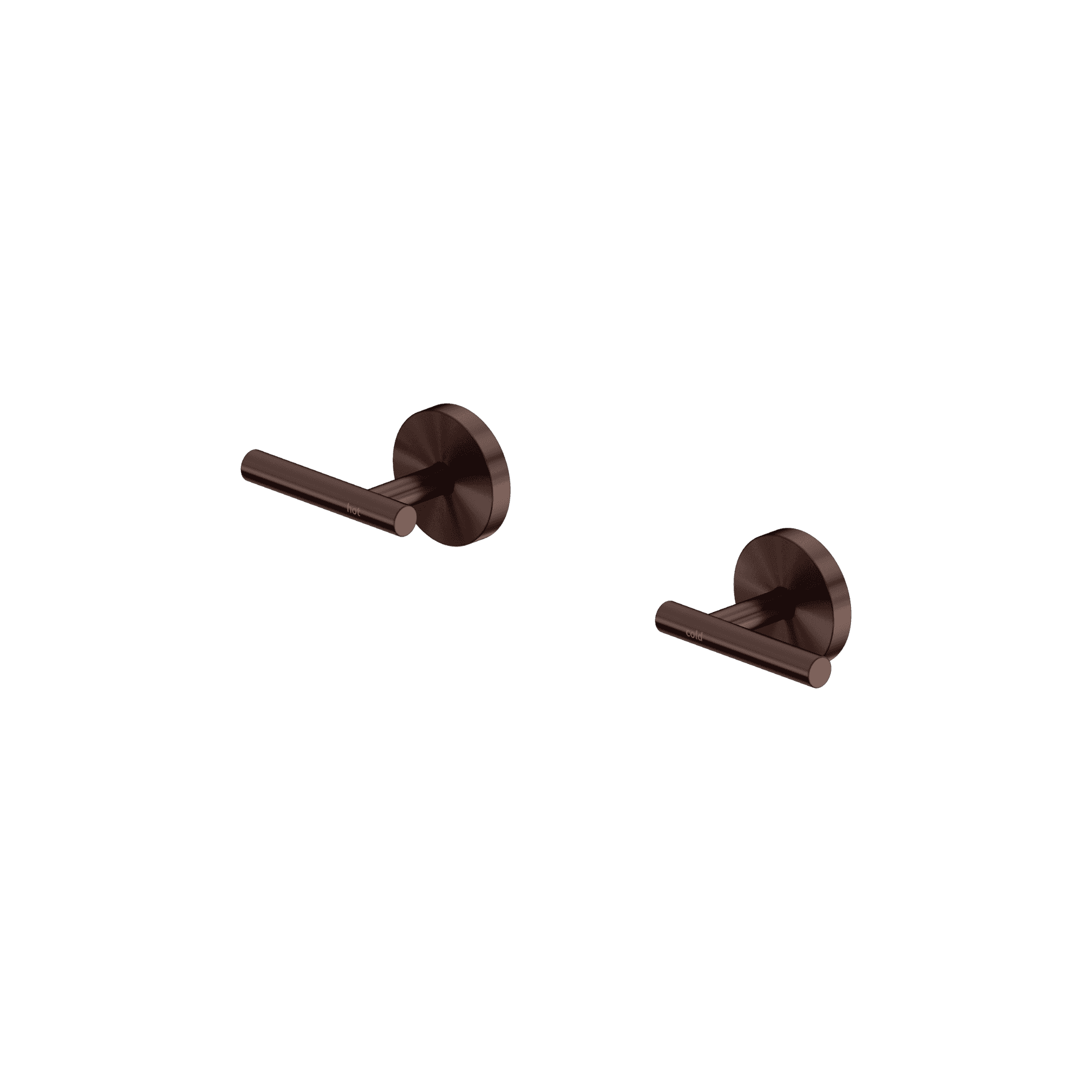 Mecca Lever Wall Top Assemblies Rome Bronze