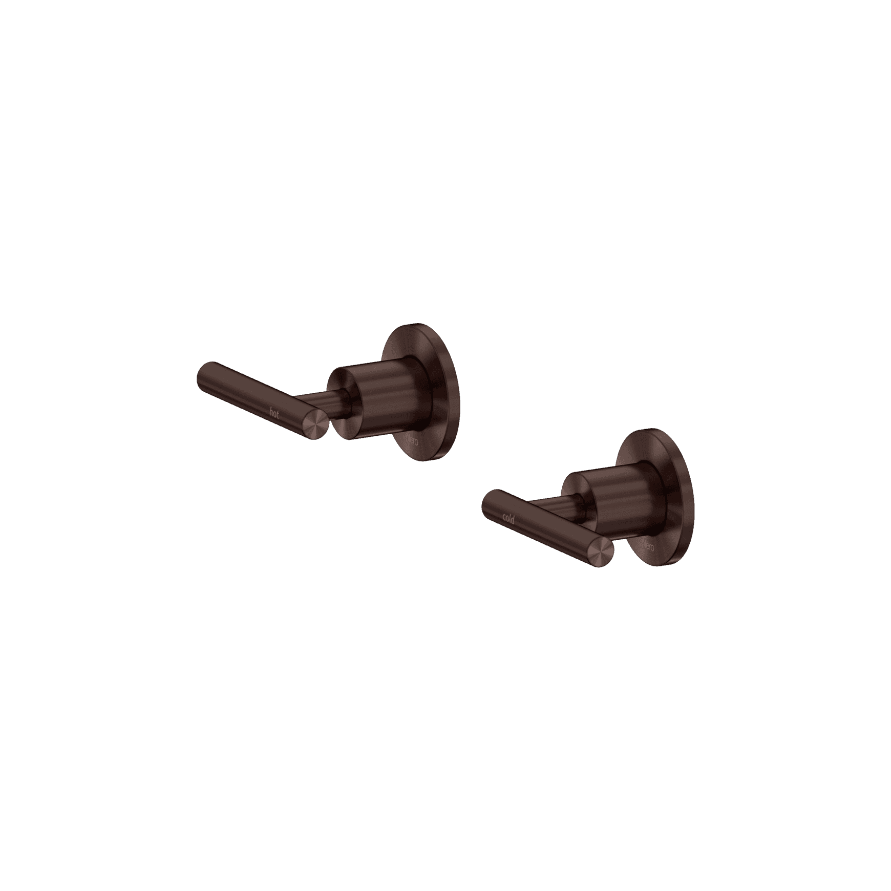 Mecca Lever Wall Top Assemblies - Shallow Fit Rome Bronze