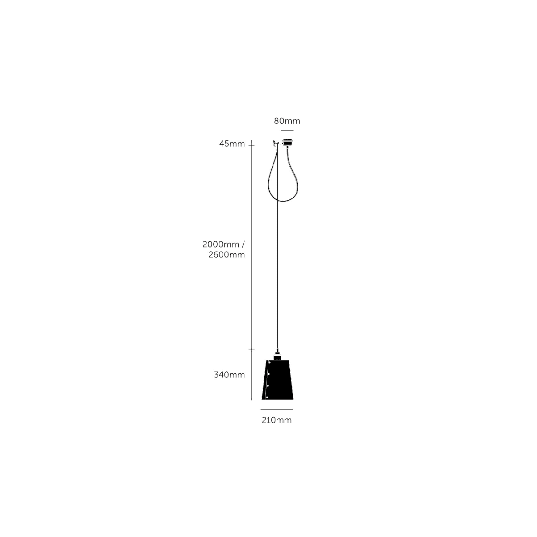 Hooked 1.0 Pendant