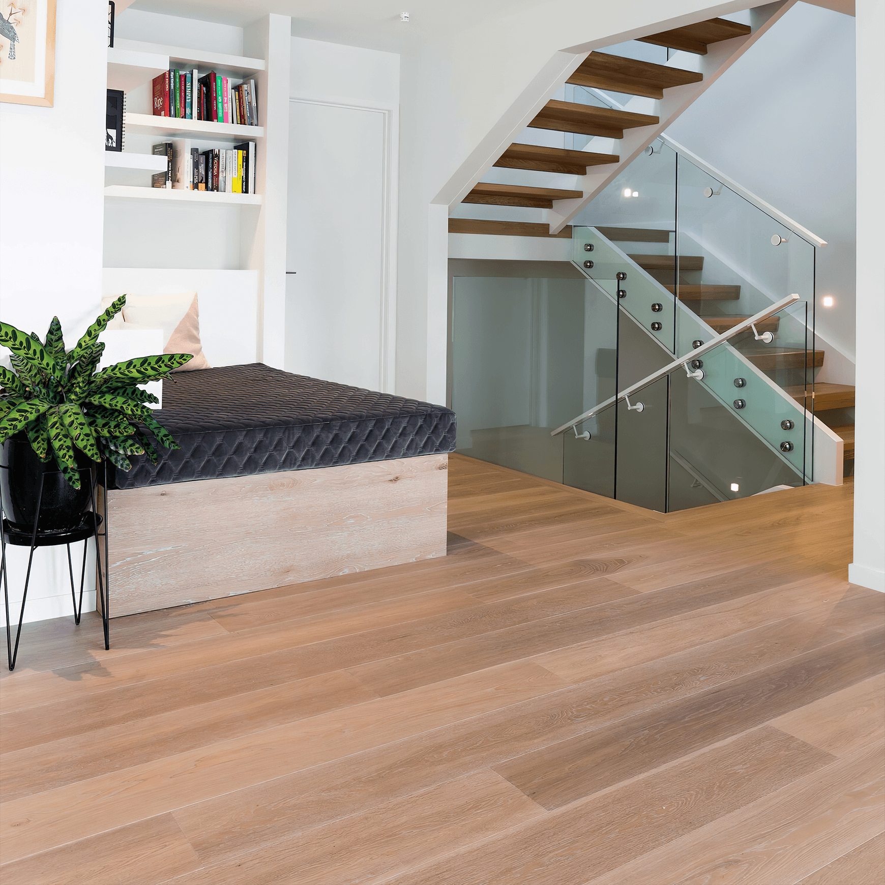 White Prime & Polar Oiled Wood Flooring