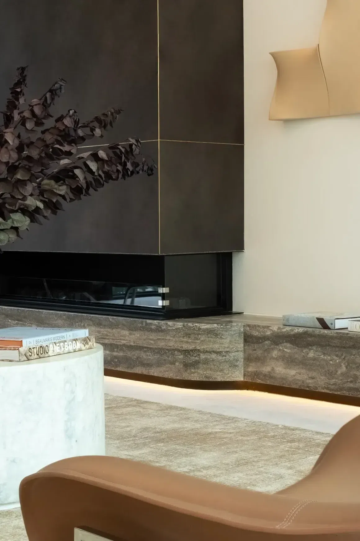 Titanium Vein Cut Travertine Benchtop