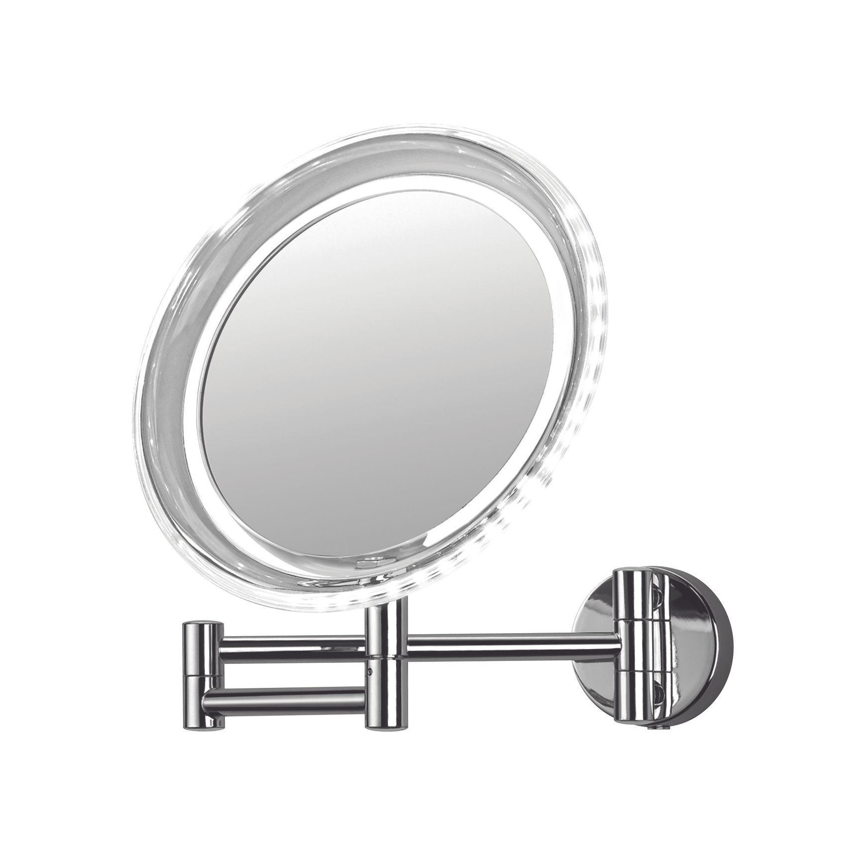 Wall Mount LED Magnify Mirror - Battery