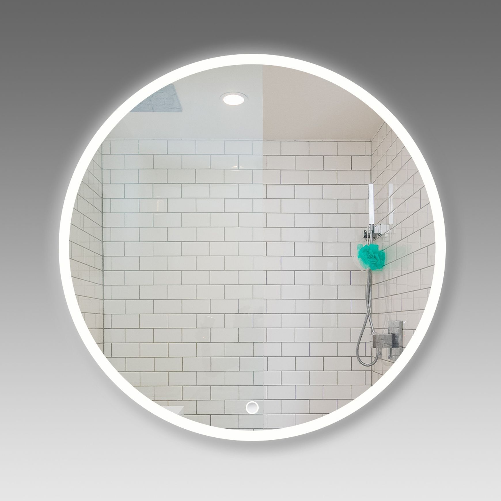 Frost LED Round Mirror with Demister