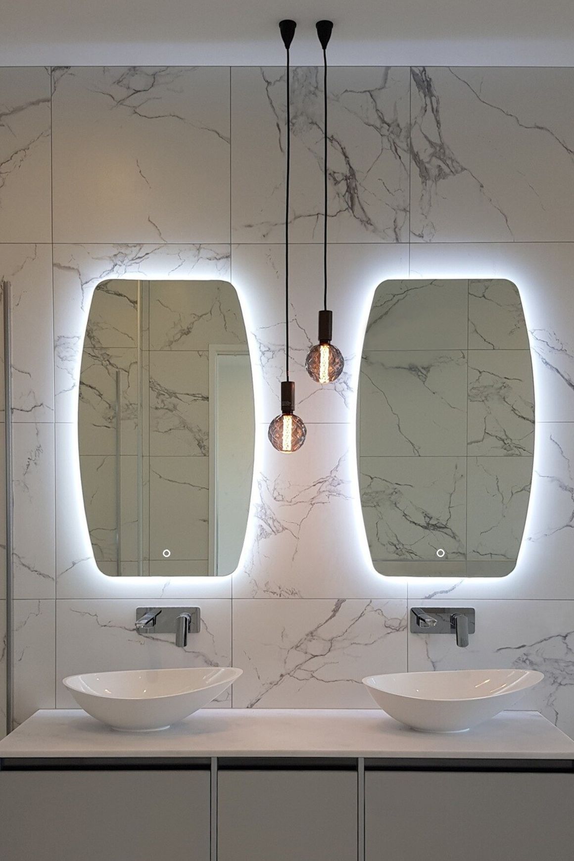 Asti LED Rounded Rectangle Mirror