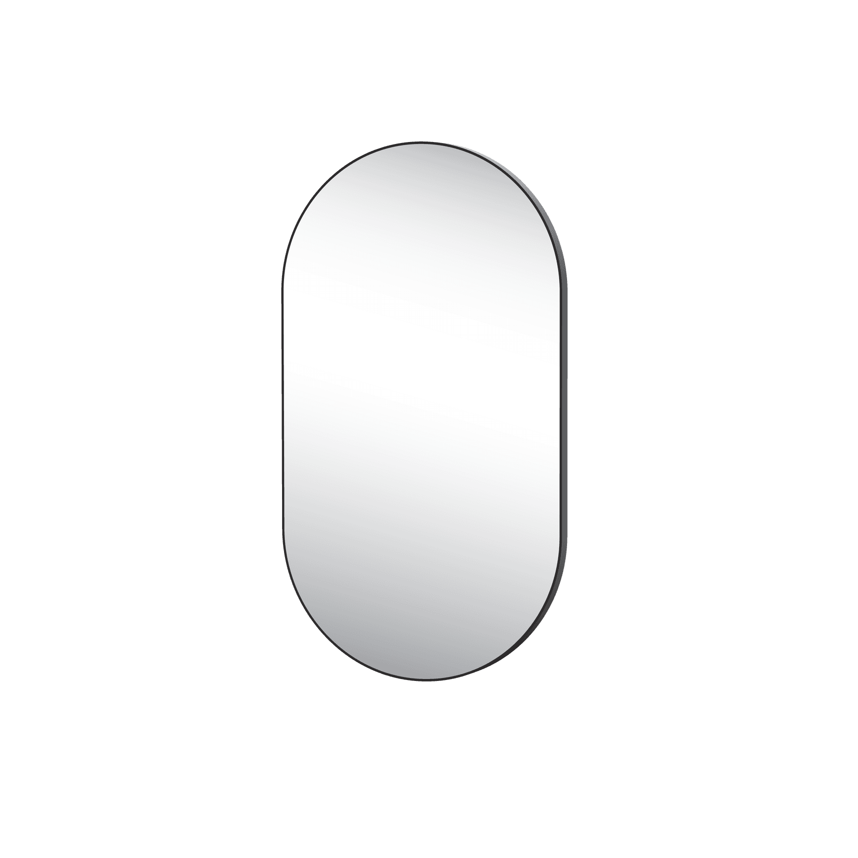 Oscuro Obround Mirror with Fixings