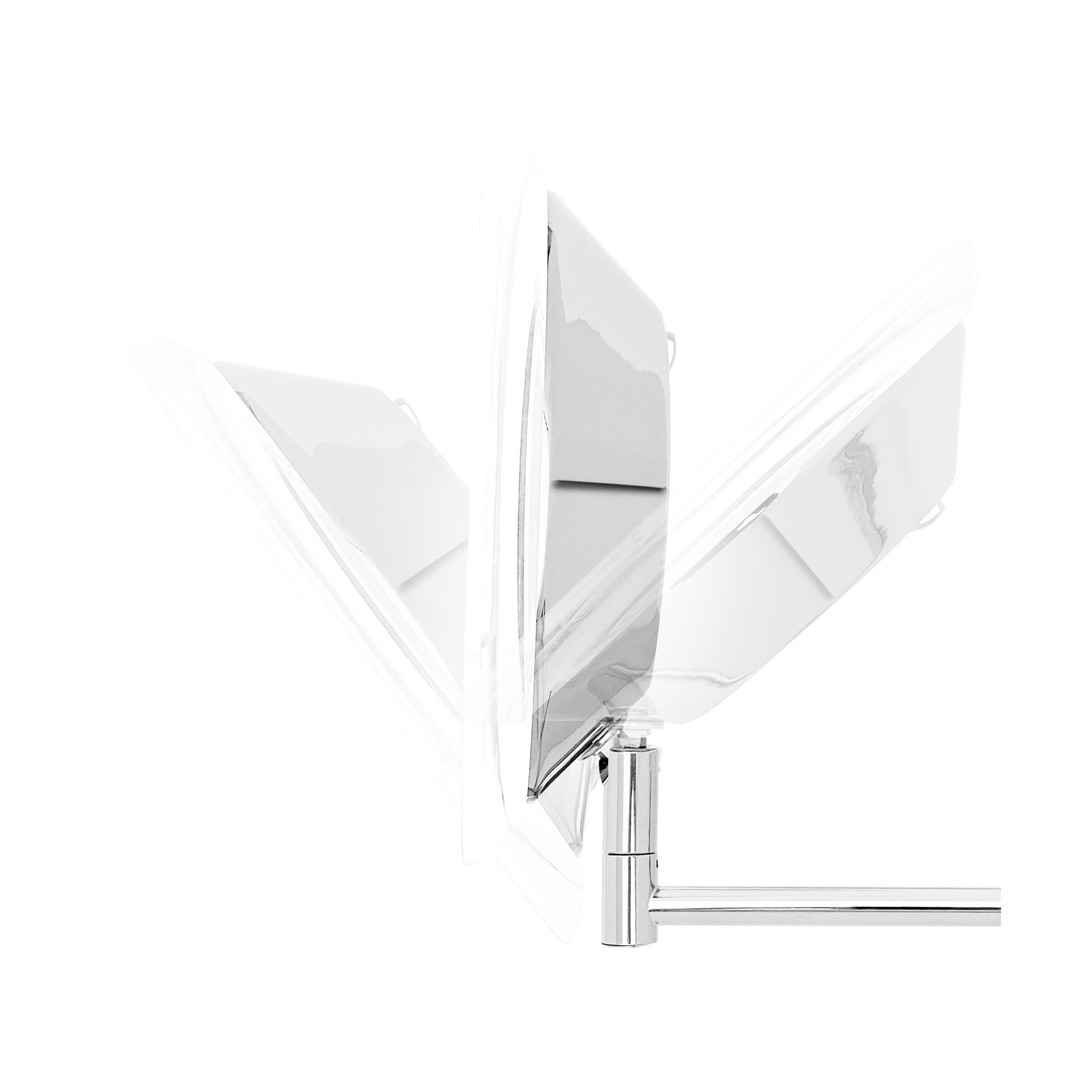 Wall Mount LED Magnify Mirror - Battery