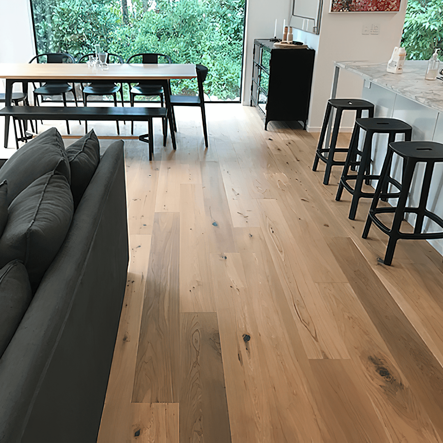 White Prime & Polar Oiled Wood Flooring
