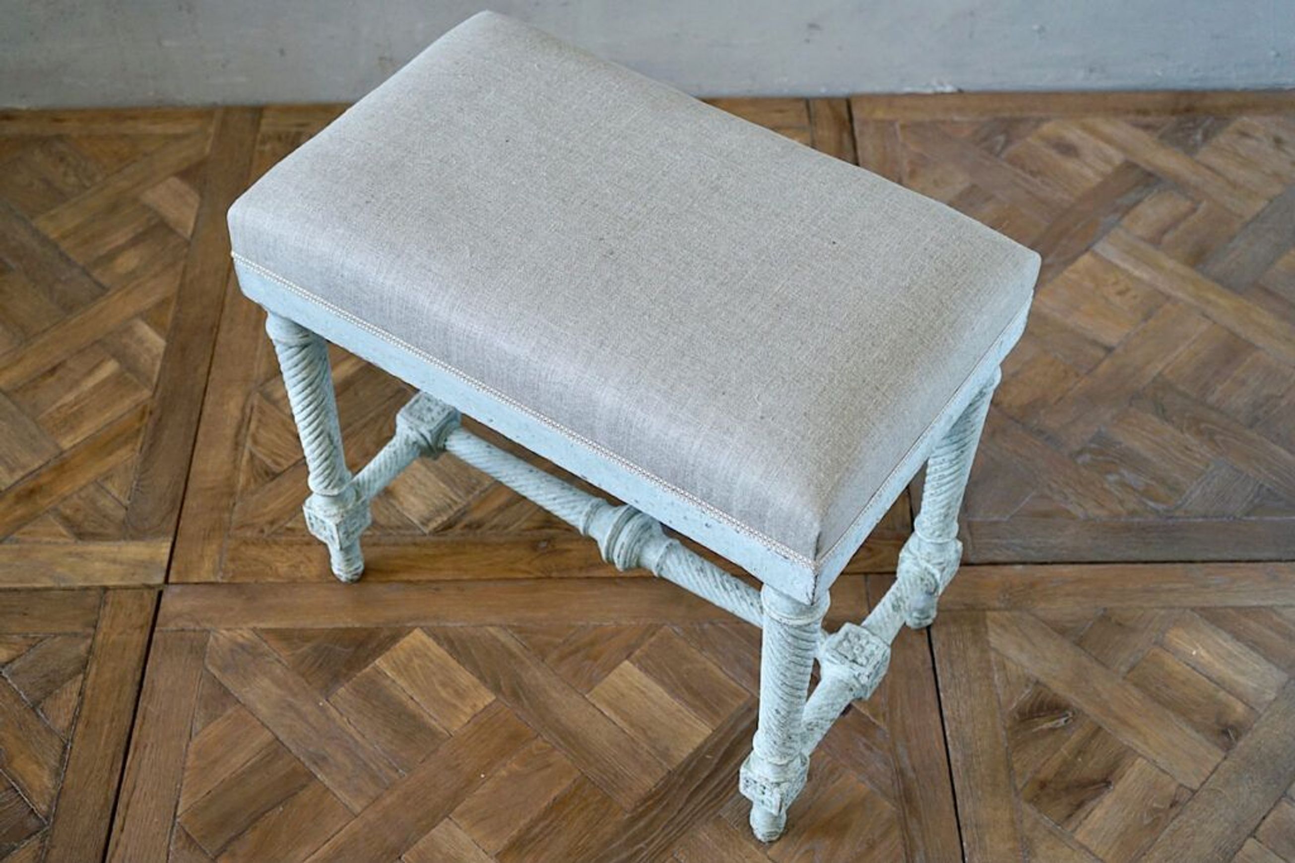 French Directoire Painted Stool
